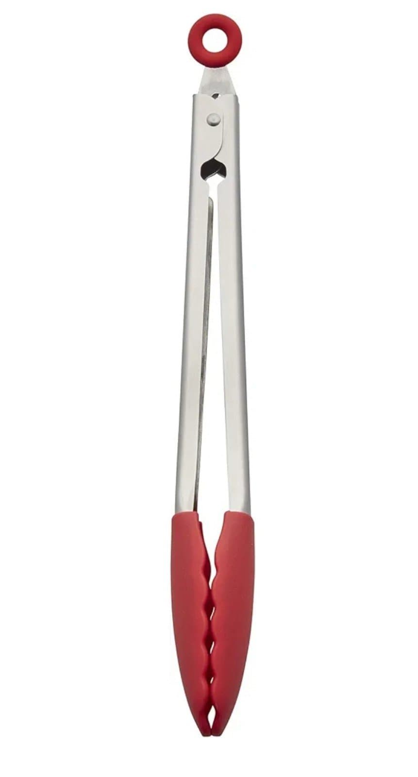 Instant Pot Official 12-Inch Kitchen Tongs, Red - Durable Stainless Steel & BPA- - Image 1