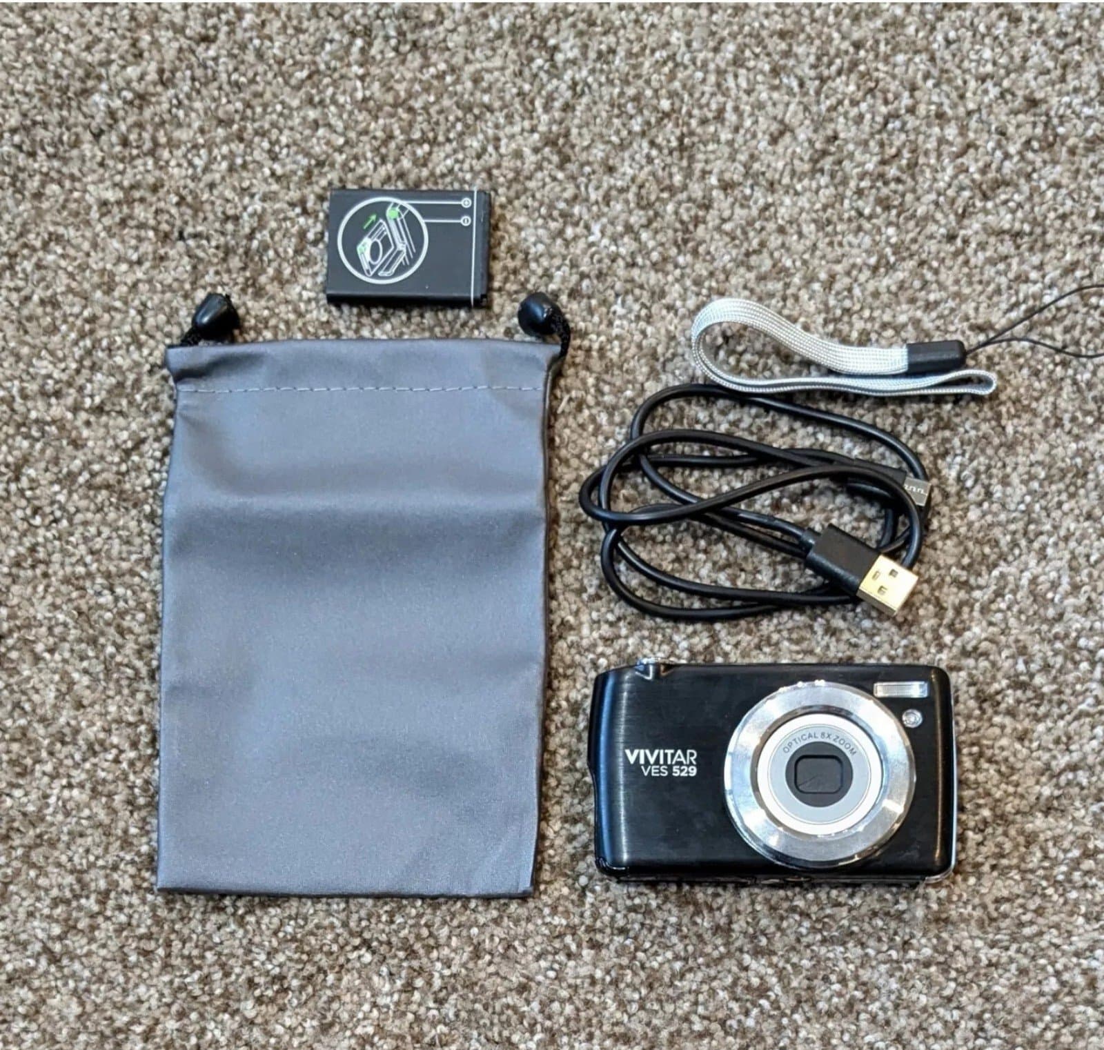 Digital Camera Vivitar VES 529 8X Optical Zoom HD Video & Audio Recording - Thumbnail 7