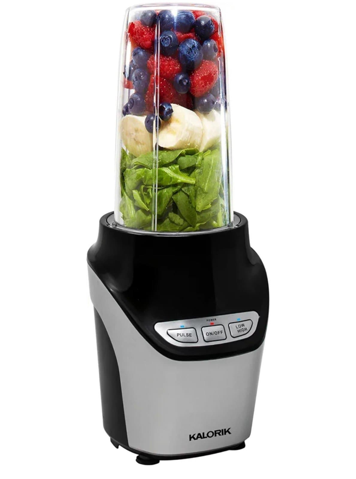 Kalorik 8-Piece Nutrition Blender Set, Black - Image 1