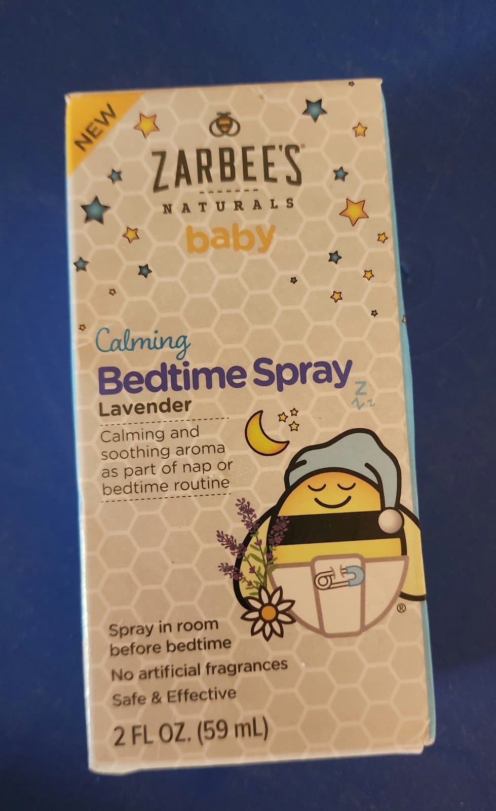 Zarbee’s Calming Bedtime Spray, Lavender, 2 fl oz (59 ml) 2ct - Image 1