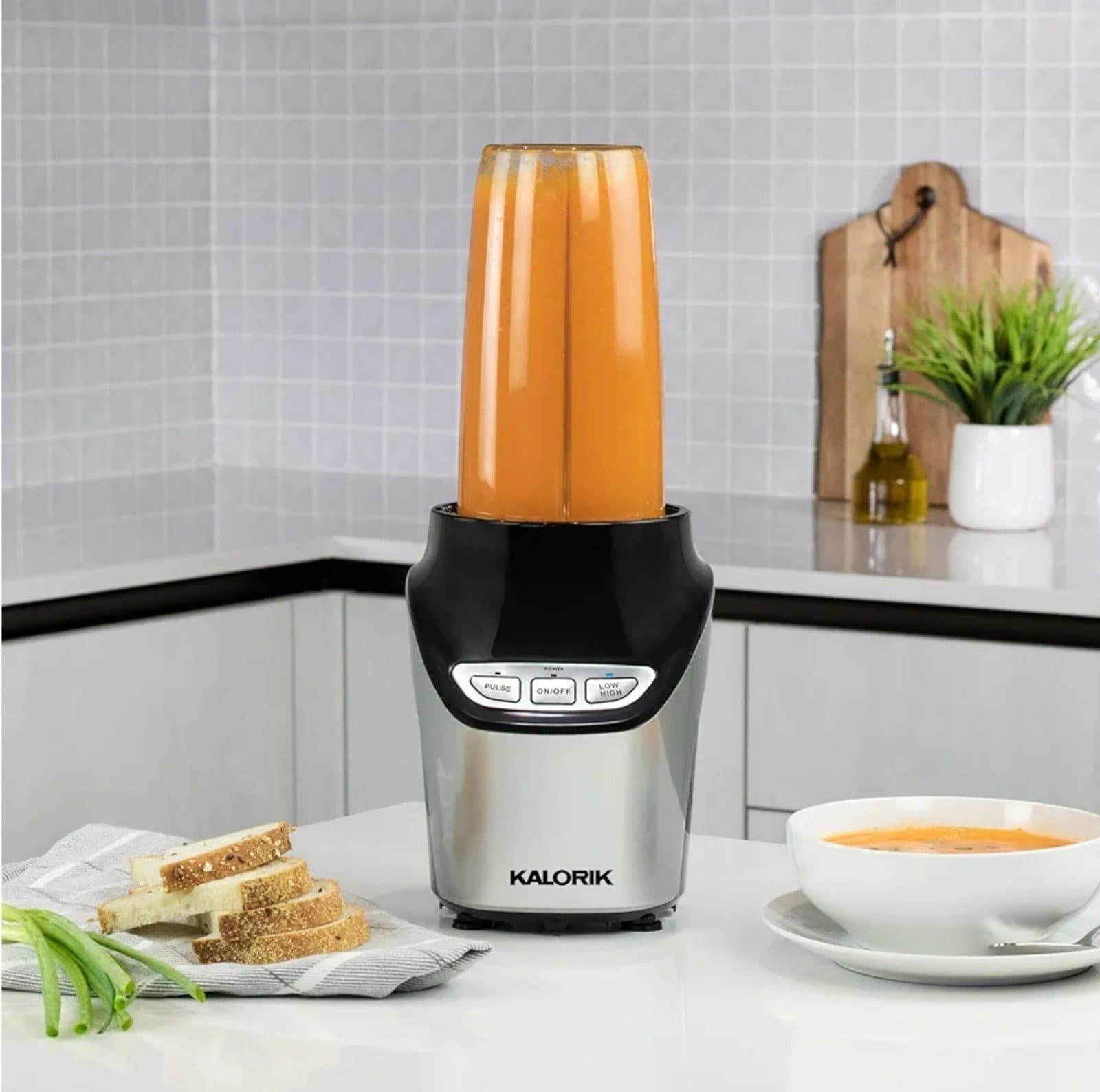 Kalorik 8-Piece Nutrition Blender Set, Black - Thumbnail 5