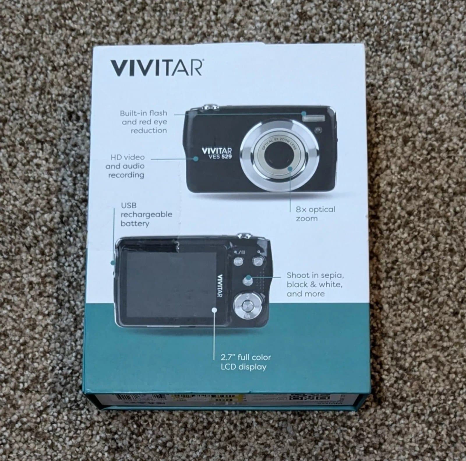 Digital Camera Vivitar VES 529 8X Optical Zoom HD Video & Audio Recording - Thumbnail 2