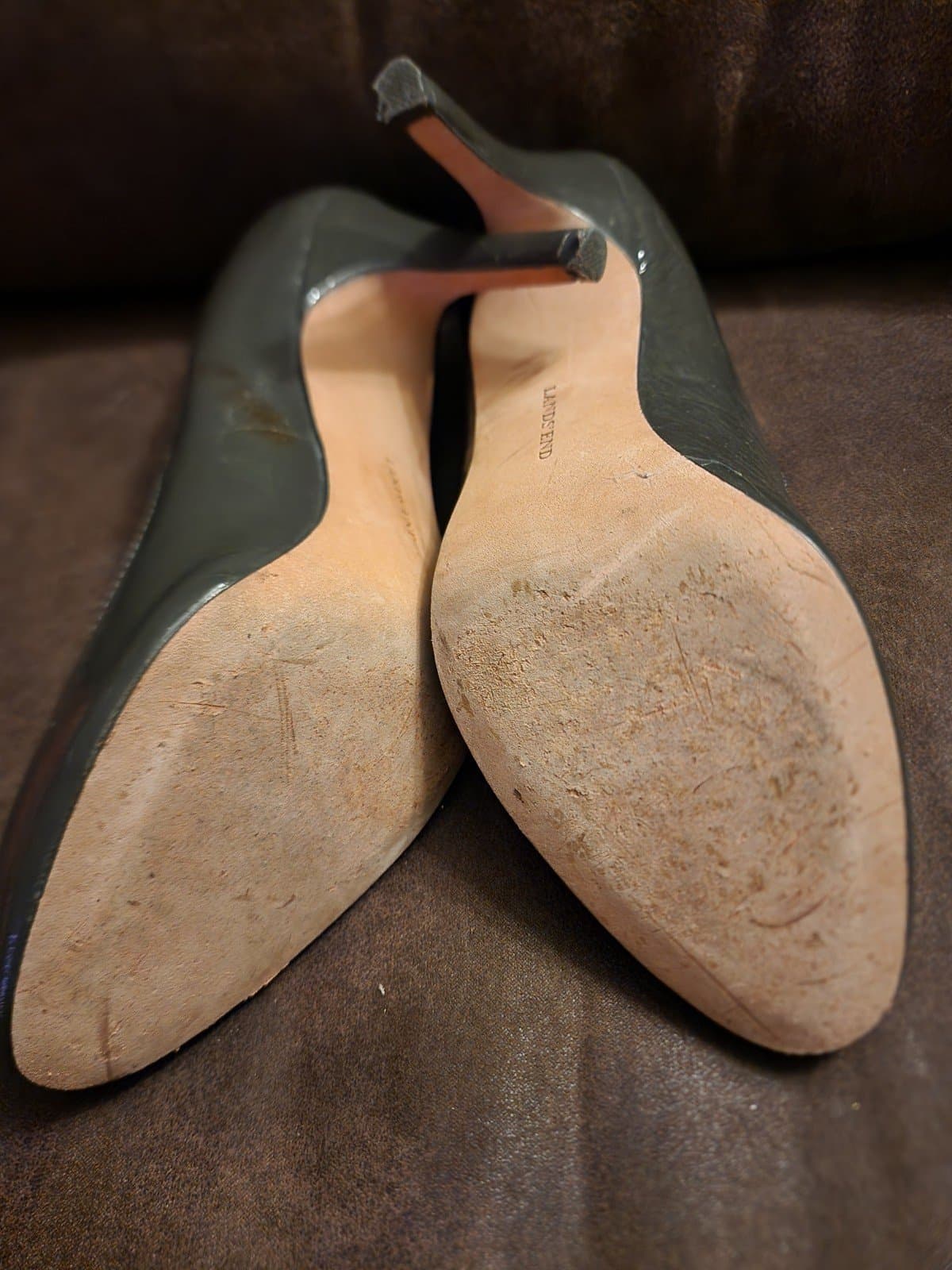 Land's End Heels green size 7.5 - Thumbnail 9