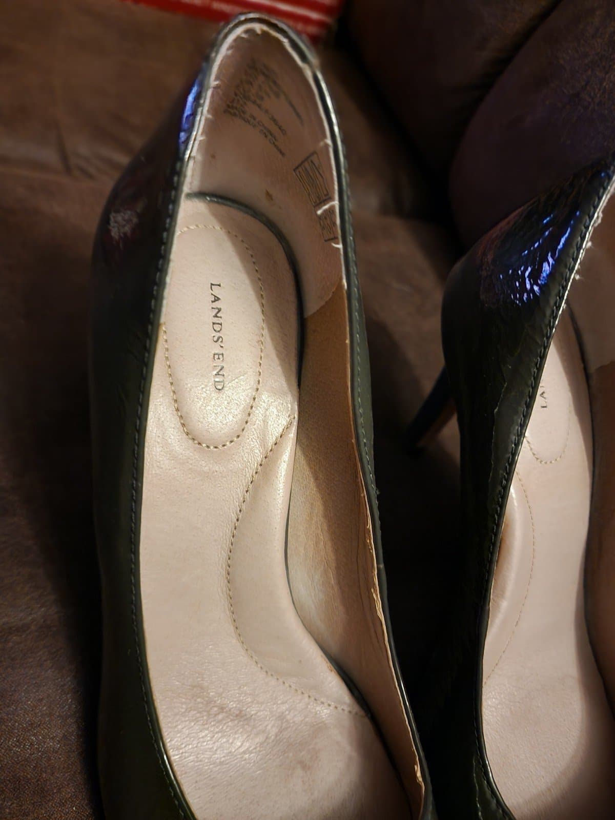 Land's End Heels green size 7.5 - Thumbnail 7