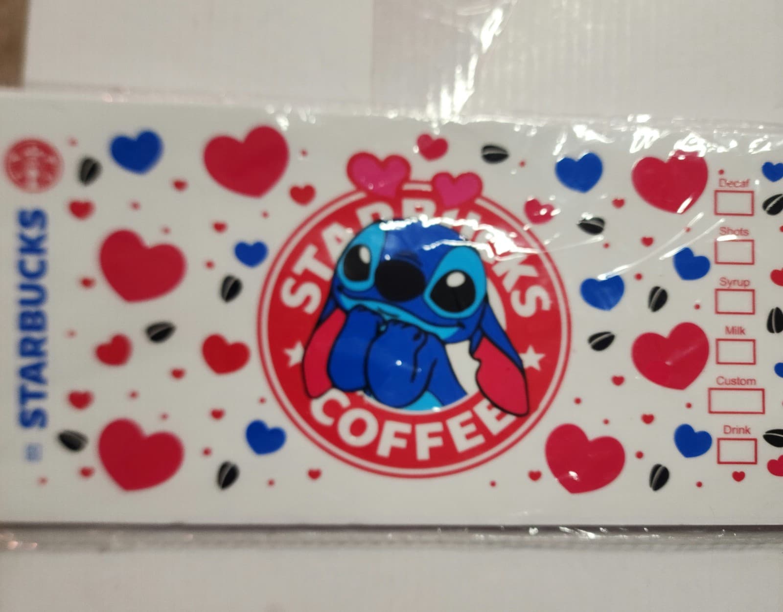 Stitch Starbucks Cup Decals 10ct - Thumbnail 2