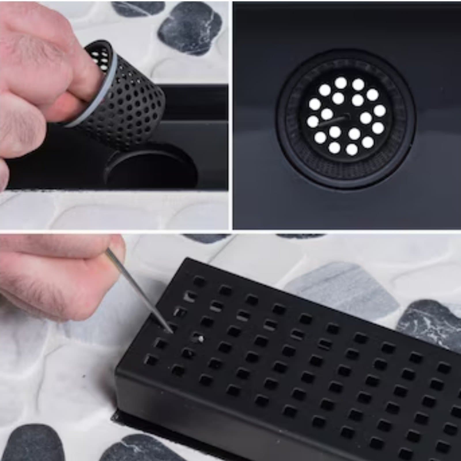 Linear Shower Drain with Square Pattern by Oatey - Thumbnail 6