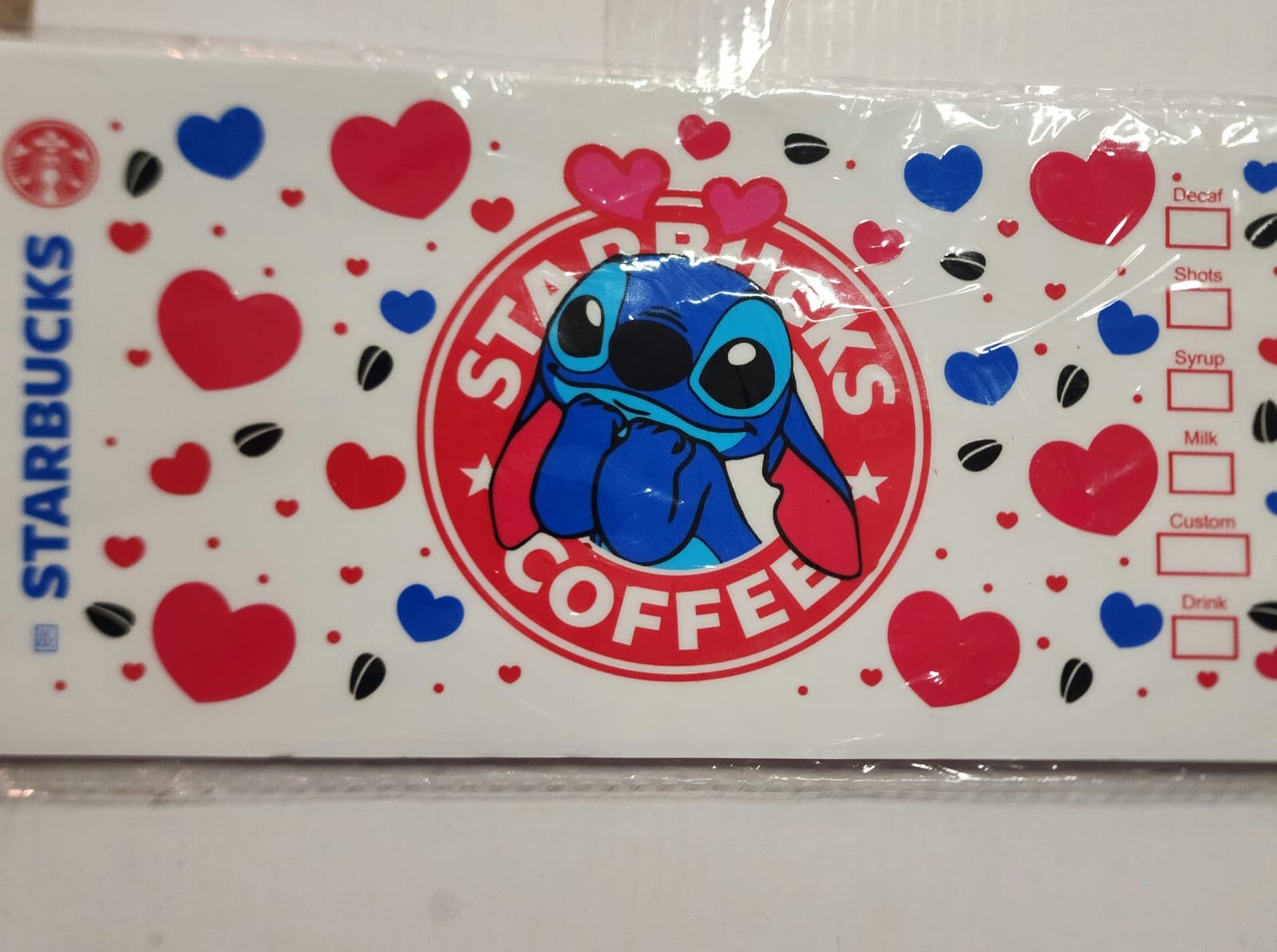 Stitch Starbucks Cup Decals 10ct - Thumbnail 3