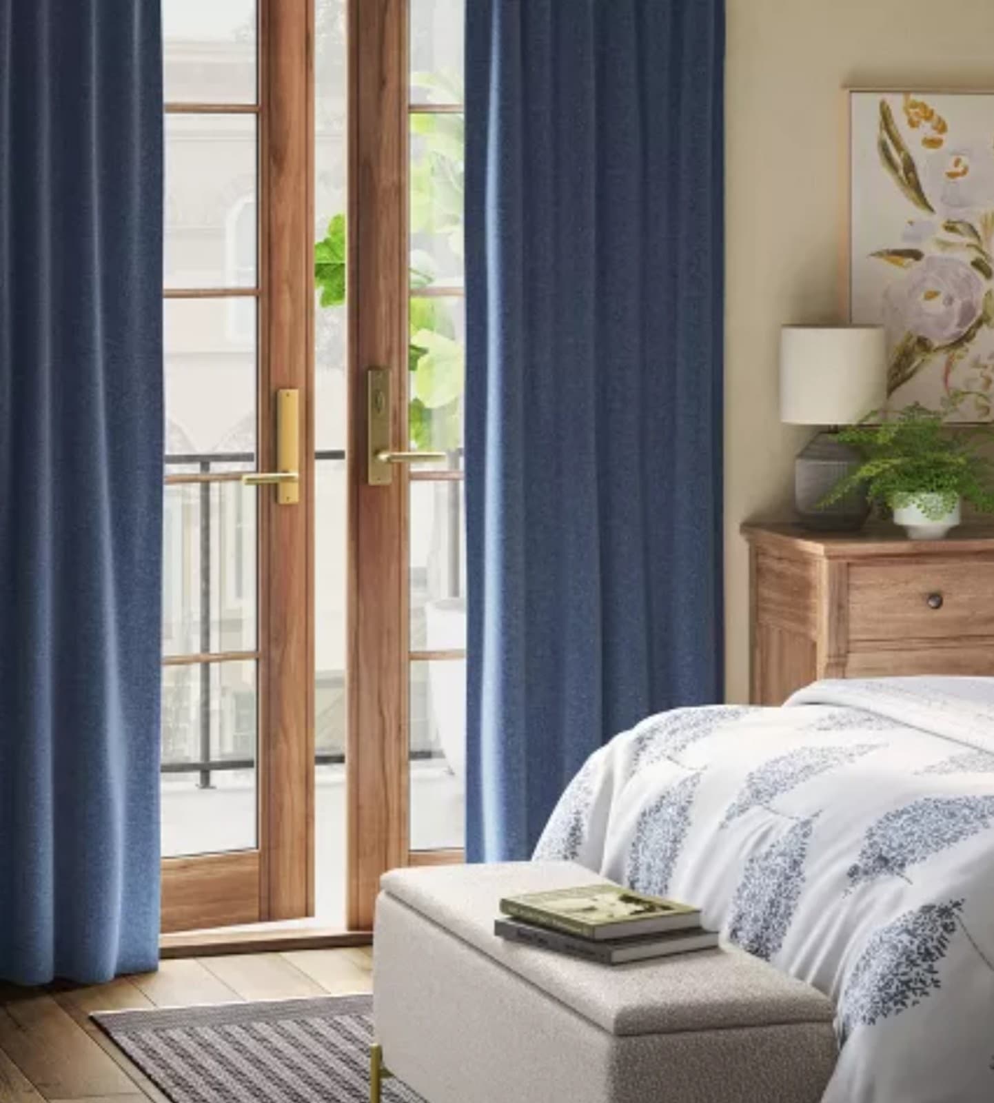 Blackout Window Curtain Panel - Threshold 50" x 84" - Thumbnail 2