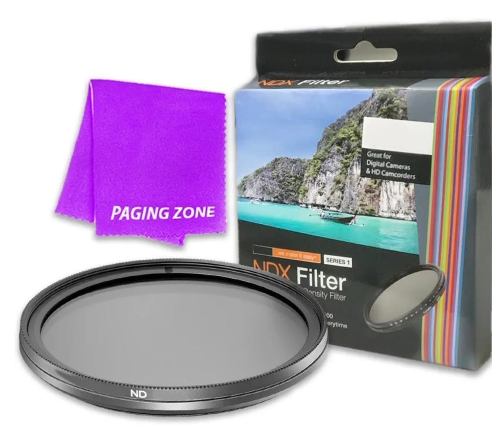 NDX Variable Range Neutral Density Fader Filter Adjustable from ND2 - ND100 - Image 1