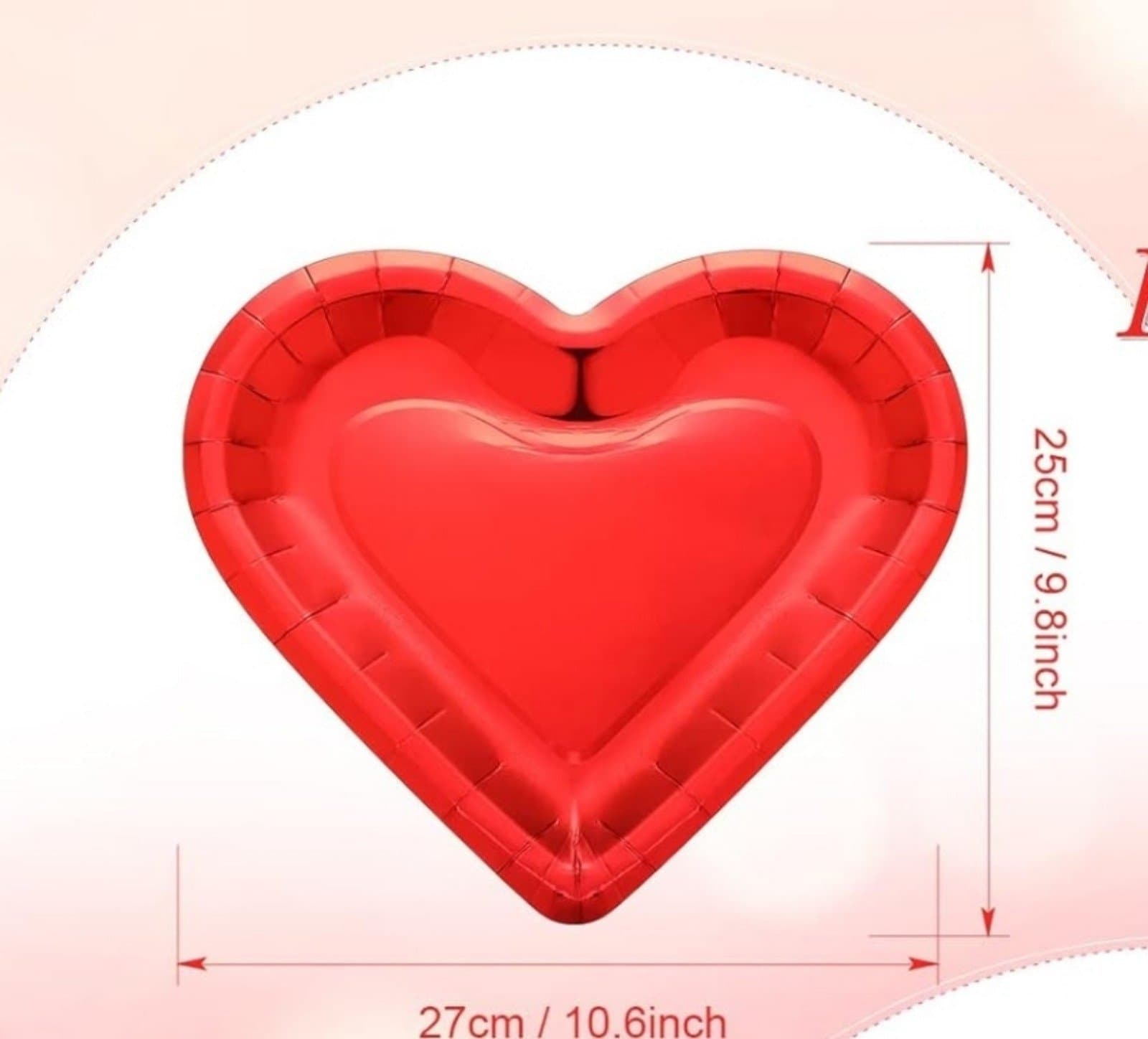 Happy Valentine's Day Plates & Napkins 100ct - Thumbnail 2