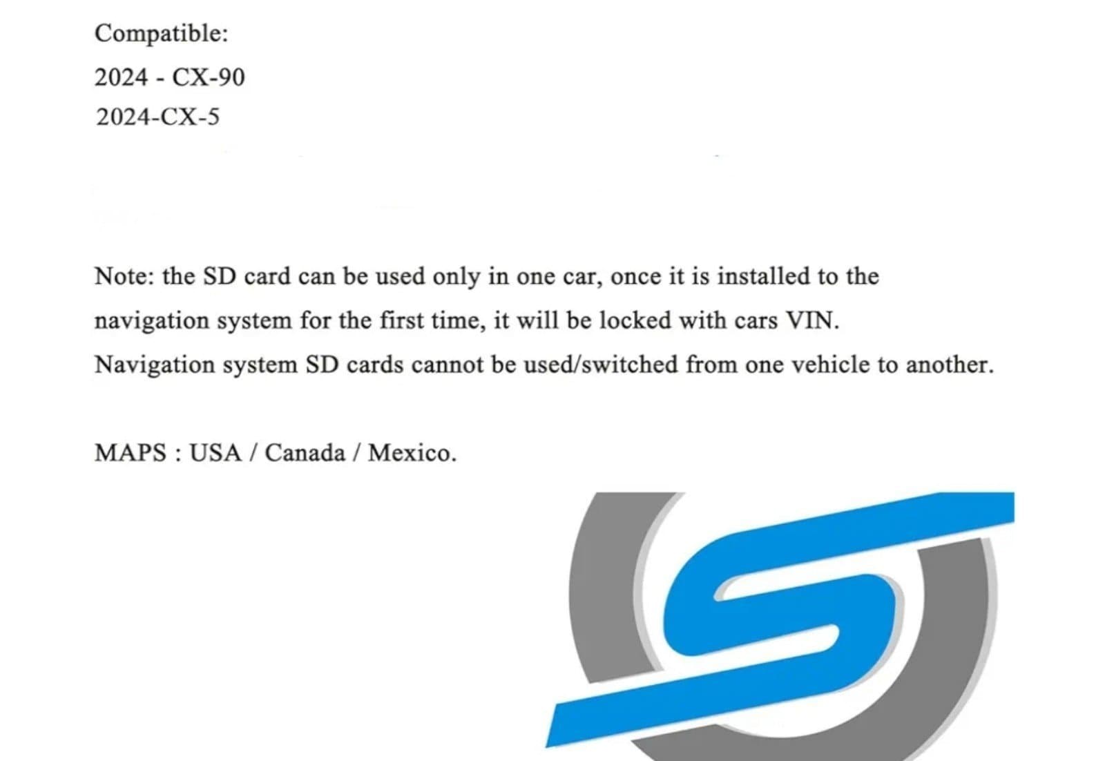 2024 Navigation SD Card Map KMV6 66 EZ1 USA/CAN/MEX Fits 2023 2024 CX-90 - Thumbnail 3
