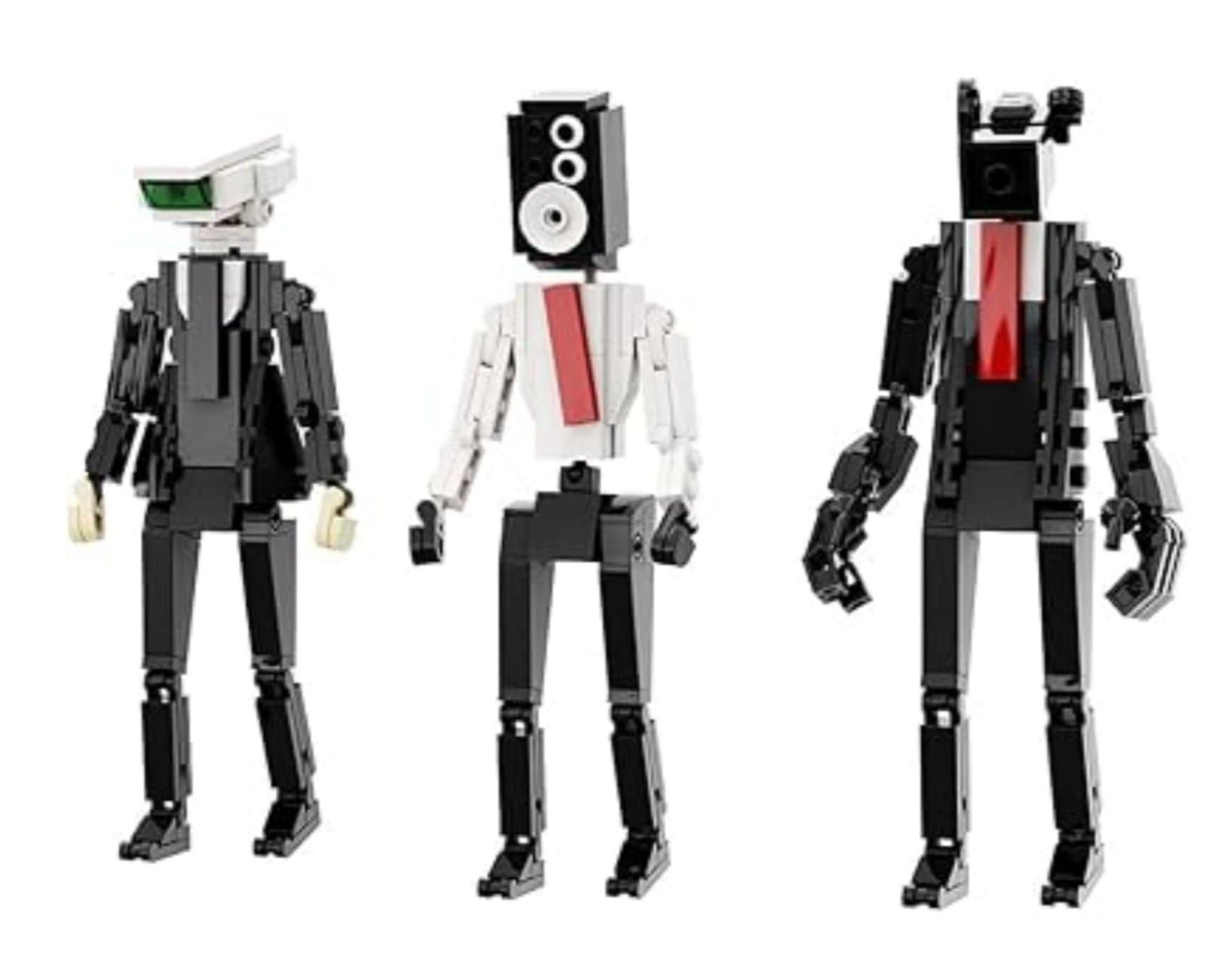 Skibidi Toilet Lego Blocks Toilet Man/Speaker/Cameraman/TV Man - Thumbnail 4