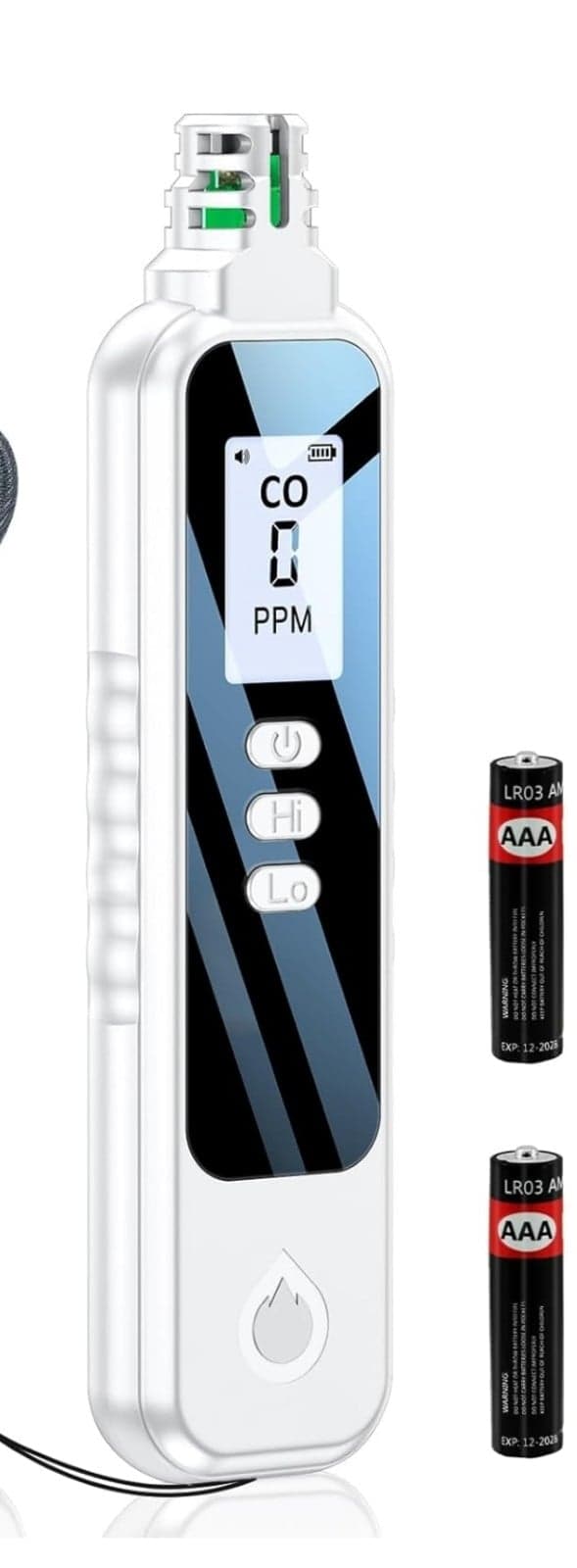 Carbon Monoxide Detector, Portable Mini CO Detector with Alarm - Image 1