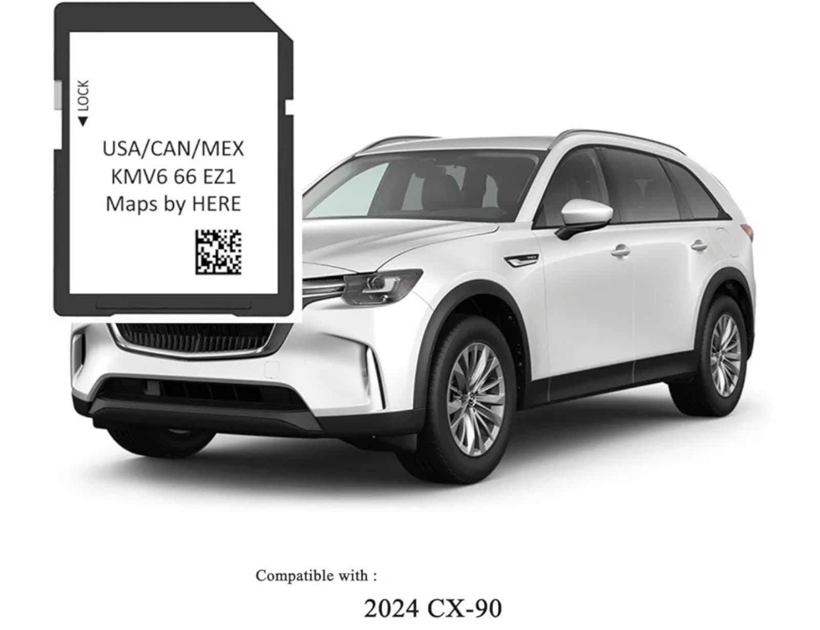 2024 Navigation SD Card Map KMV6 66 EZ1 USA/CAN/MEX Fits 2023 2024 CX-90 - Thumbnail 4