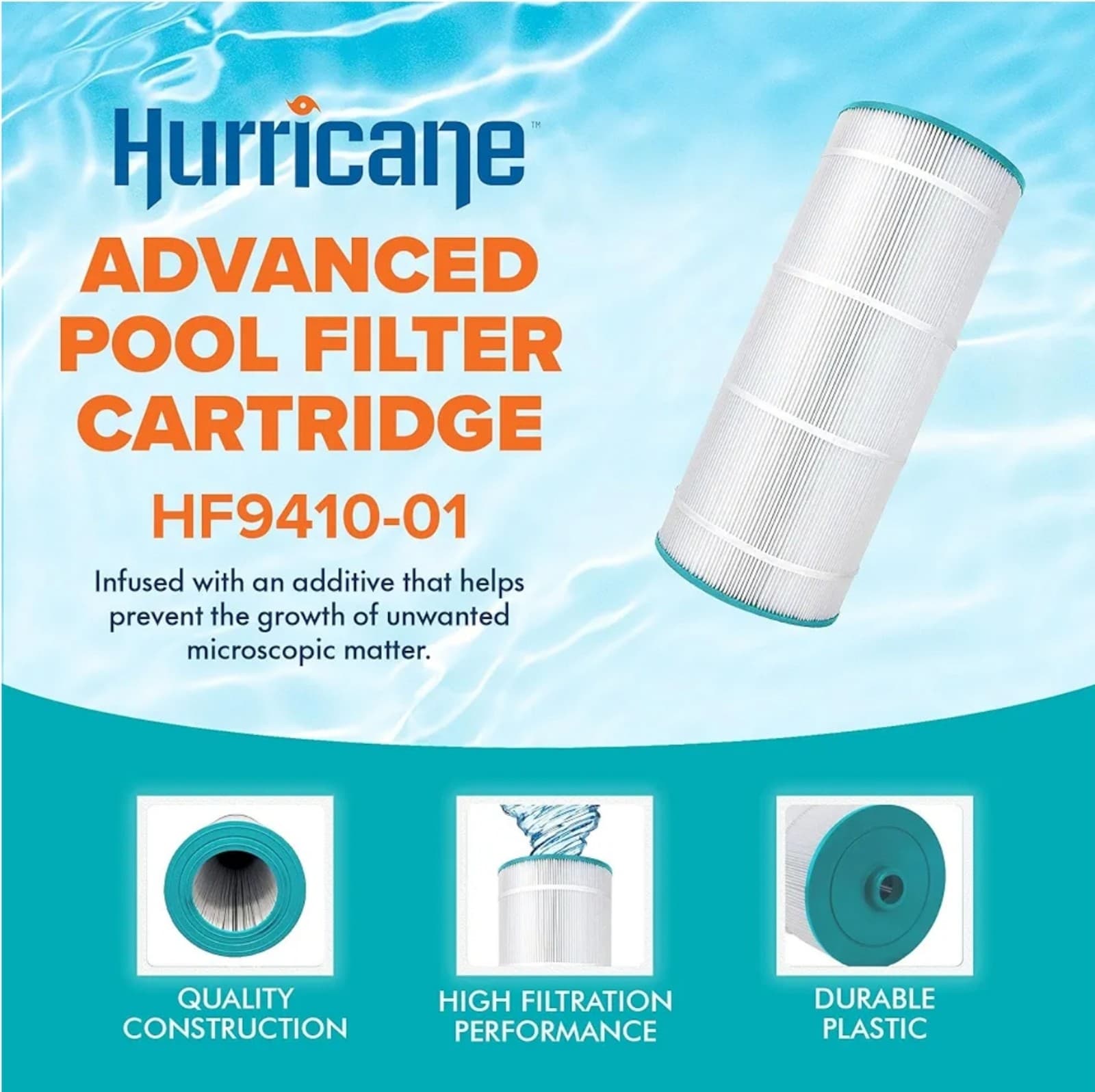 Hurricane Filters HF9410-01 Advanced Pool Filter Cartridge - Thumbnail 2