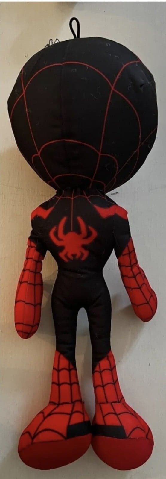 Black Spiderman Plush Toy XL 24'' Miles Morales Spiderman - Thumbnail 2