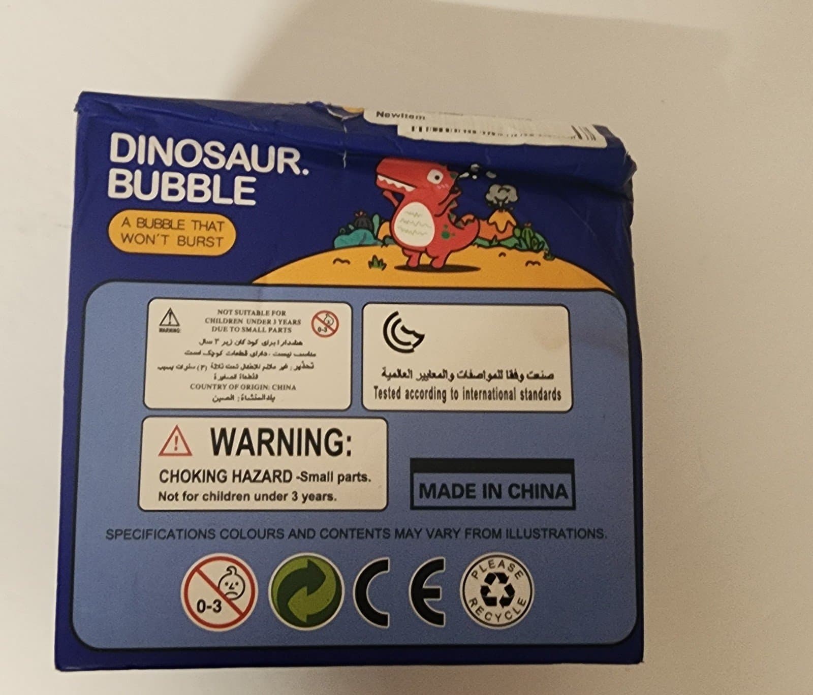 Dinosaur Bubbles 24pk Mini Bubbles - Thumbnail 2