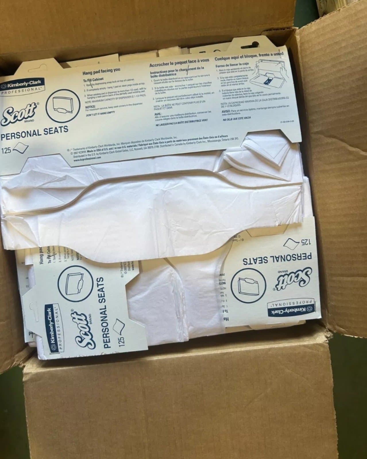 Scott Toilet Seat Covers 3000. D1012 - Thumbnail 2