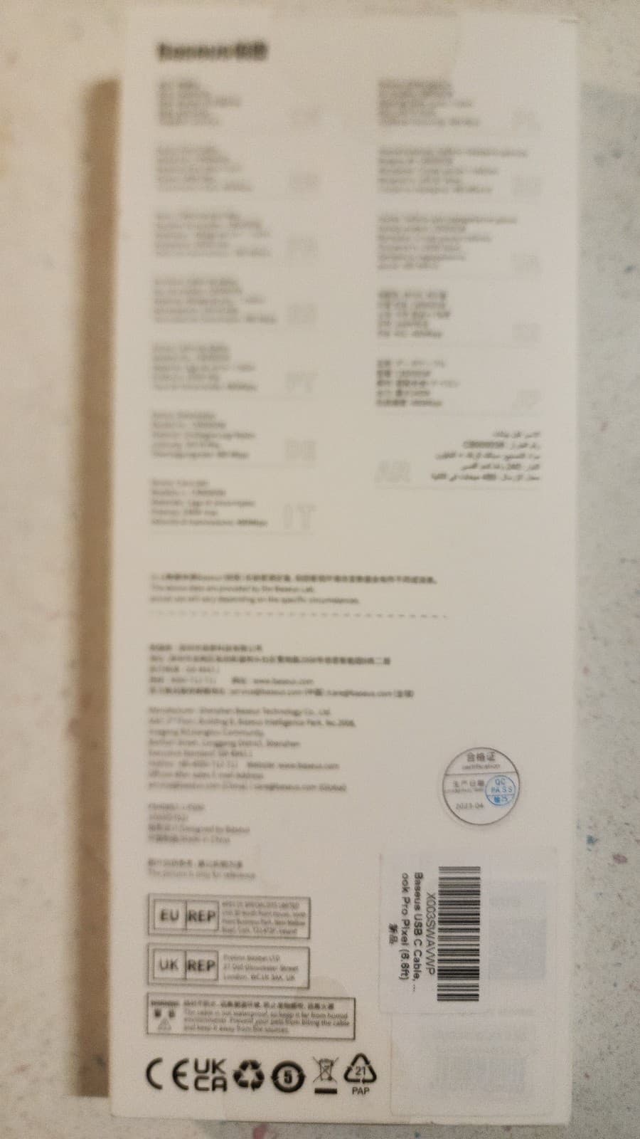 Super Fast Charging Cord 240W Sync & Charge 72" - Thumbnail 3