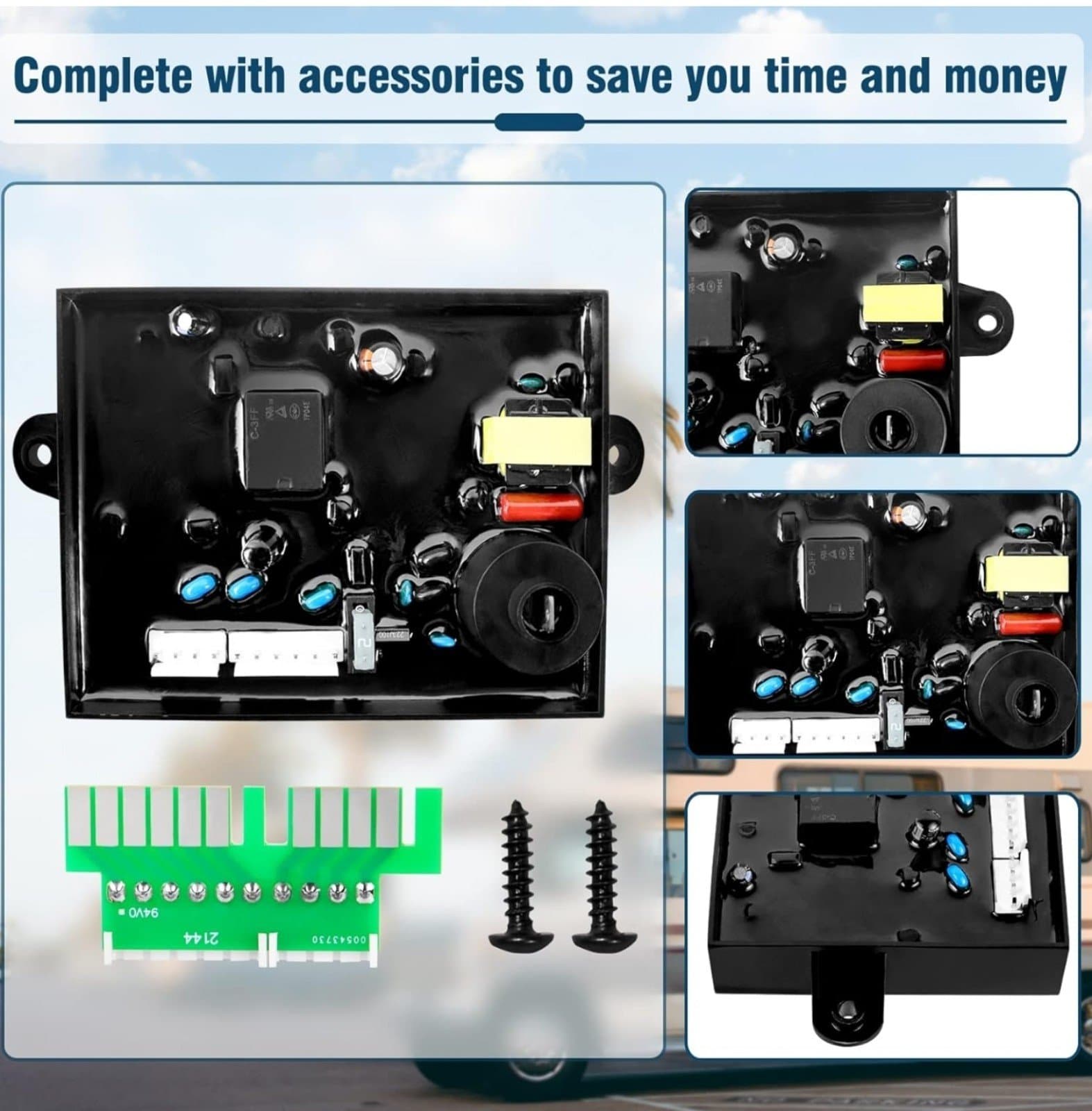 RV Water Heater Control Circuit Board Compatible - Thumbnail 5