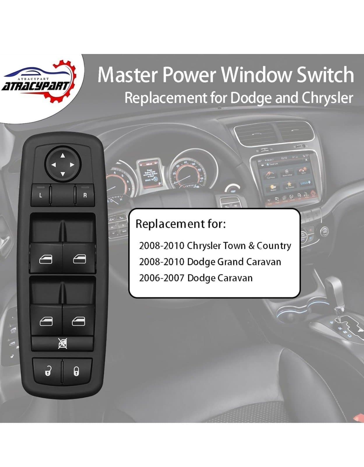 Master Power Window Switch - 3+9 PINS Check Required W/O AUTO - Compatible with - Thumbnail 7
