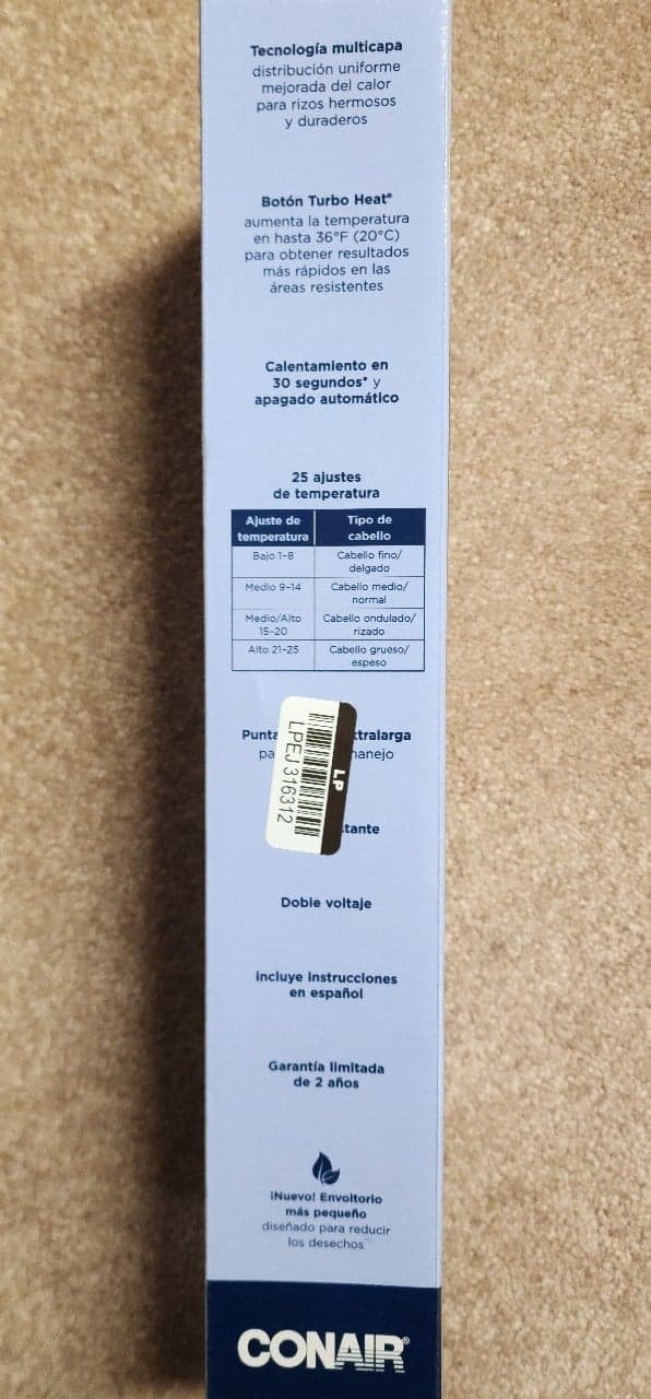 Conair Instant Heat 1" Curling Iron-NIB - Thumbnail 2