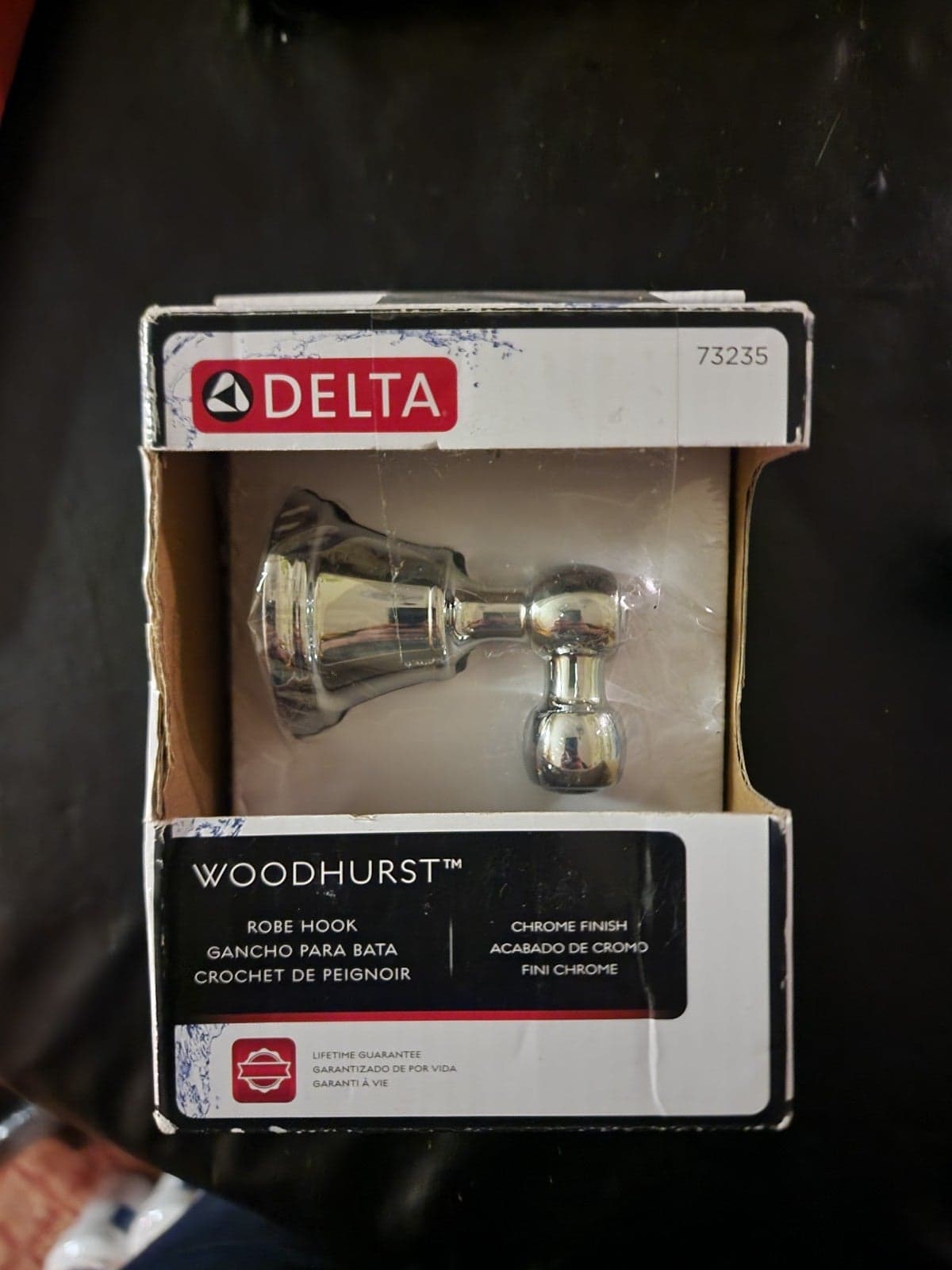 Delta Woodhurst Robe Hook Stainless x2 - Image 1