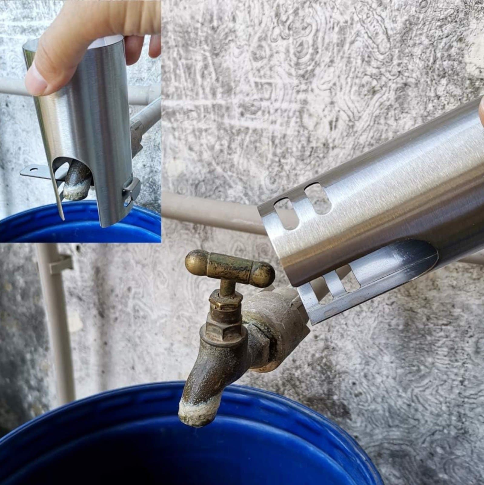 Outdoor Faucet Cover, 304 Stainless Steel Outdoor Faucet Lock Multifunctional Pr - Thumbnail 4