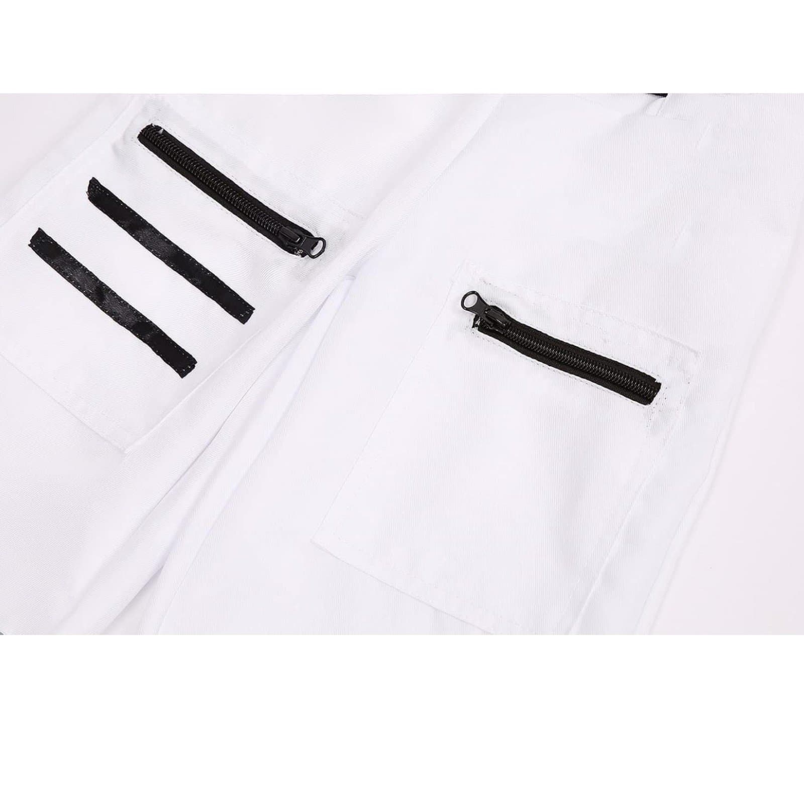 Astronaut Costume kids sz M w/ helmet, gloves & flag - Thumbnail 4