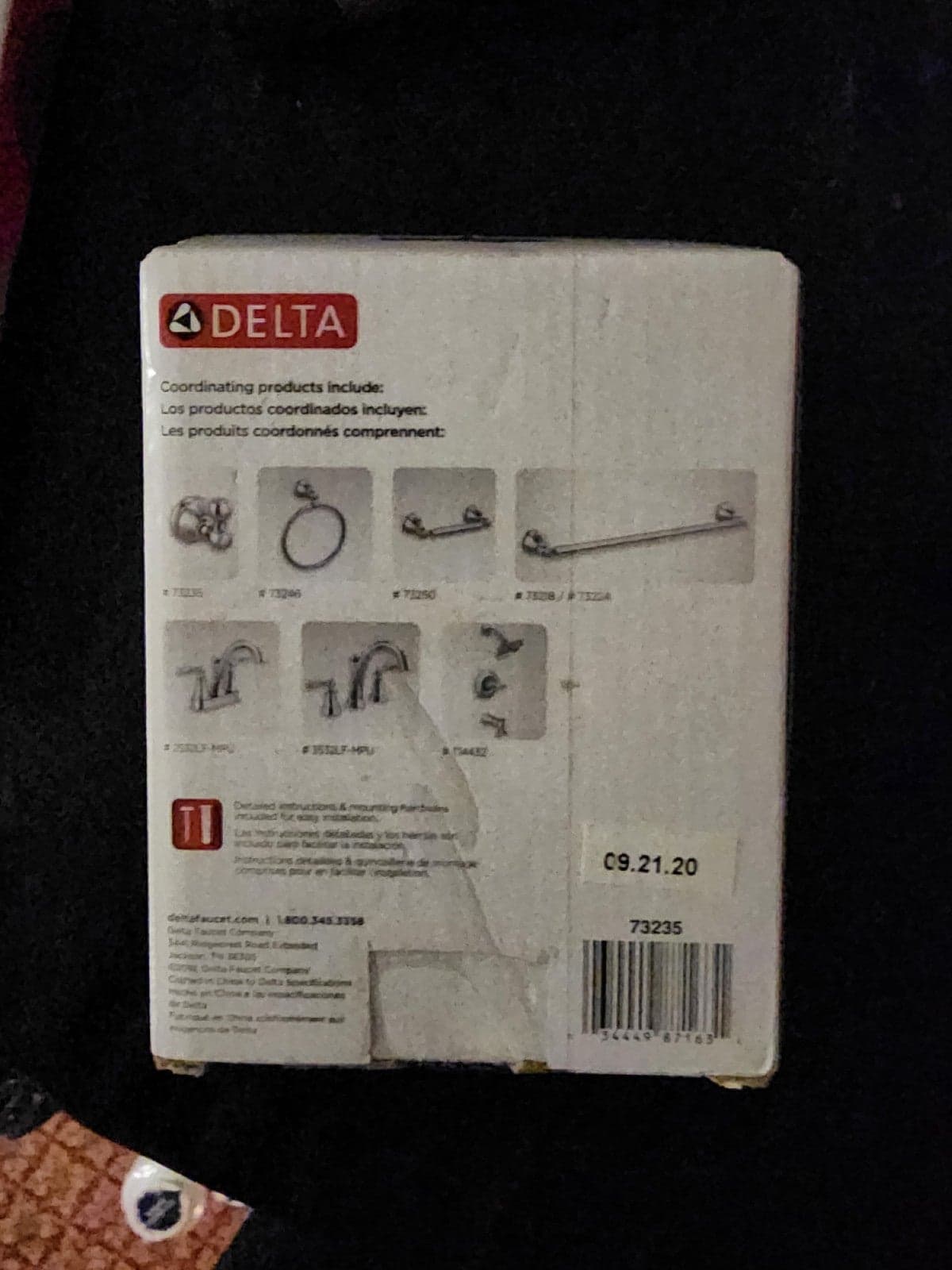 Delta Woodhurst Robe Hook Stainless x2 - Thumbnail 4