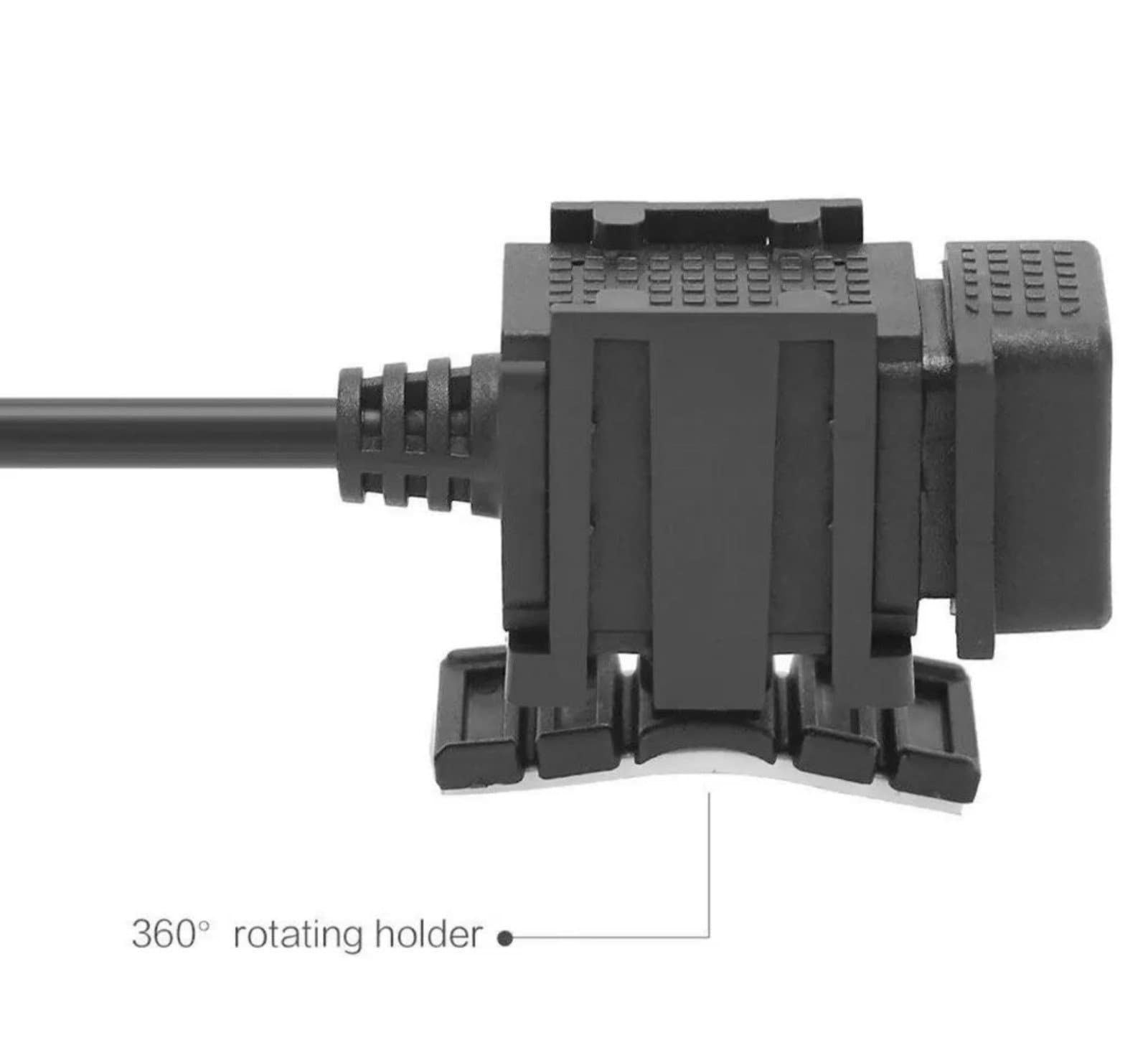 Waterproof Motorcycle Dual USB Charger Adapter Powerlet Din Hella Socket for BMW - Thumbnail 6