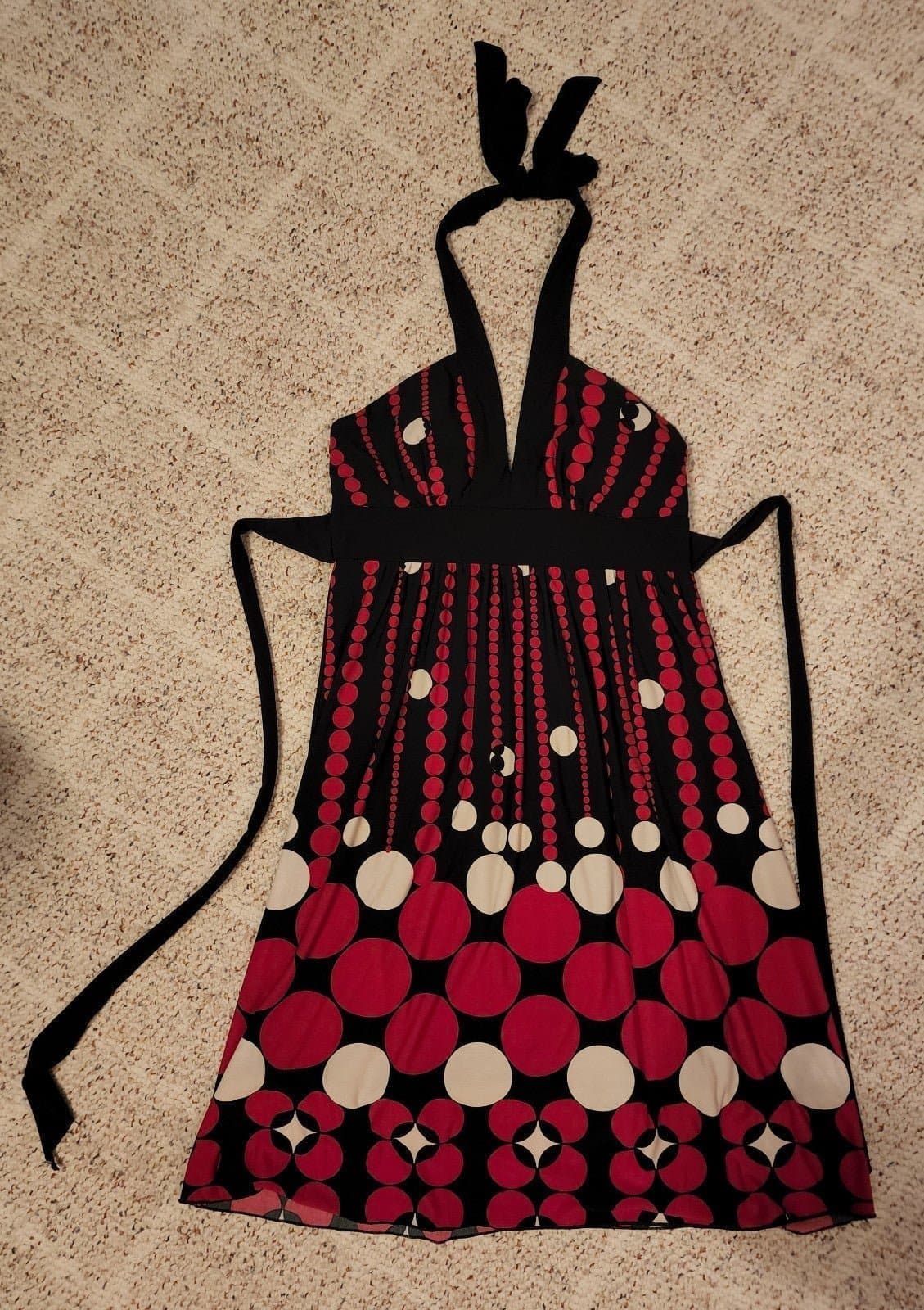 Red & Black dress sz Small - Thumbnail 2