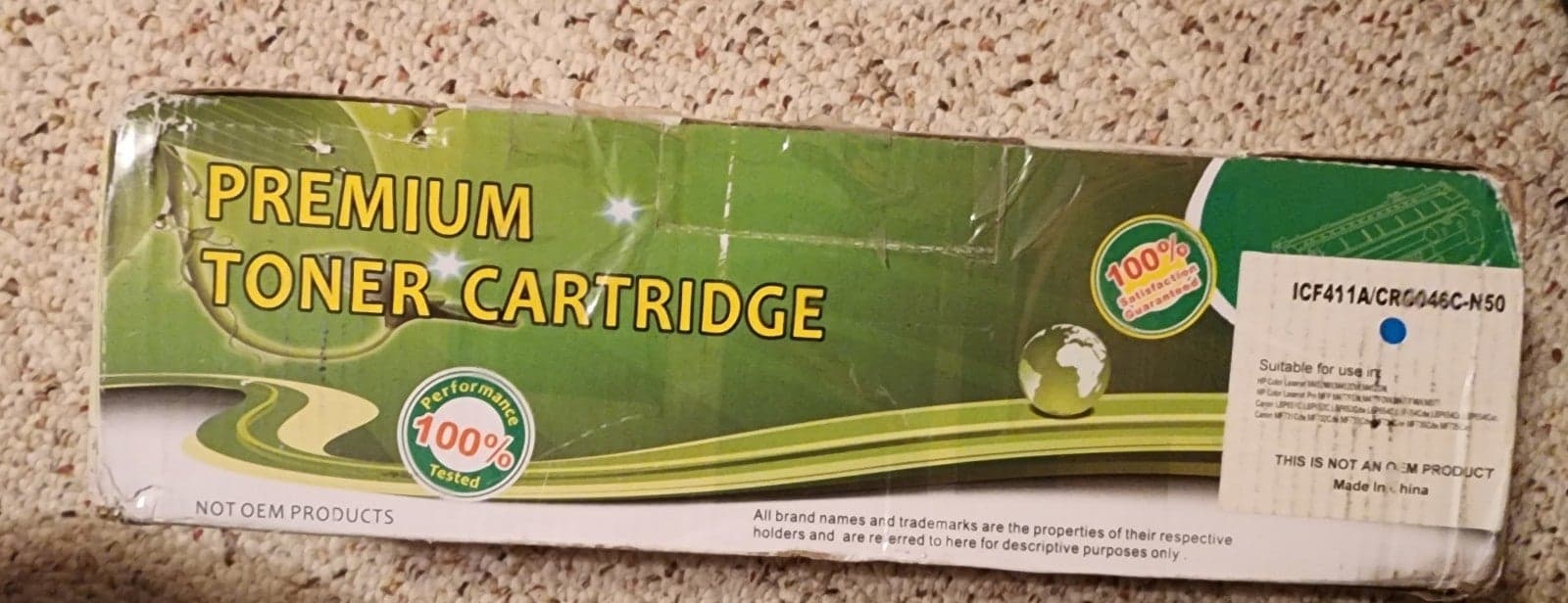 Toner Cartridge for ICF411A/CRG046C-N50-Brand new - Thumbnail 3