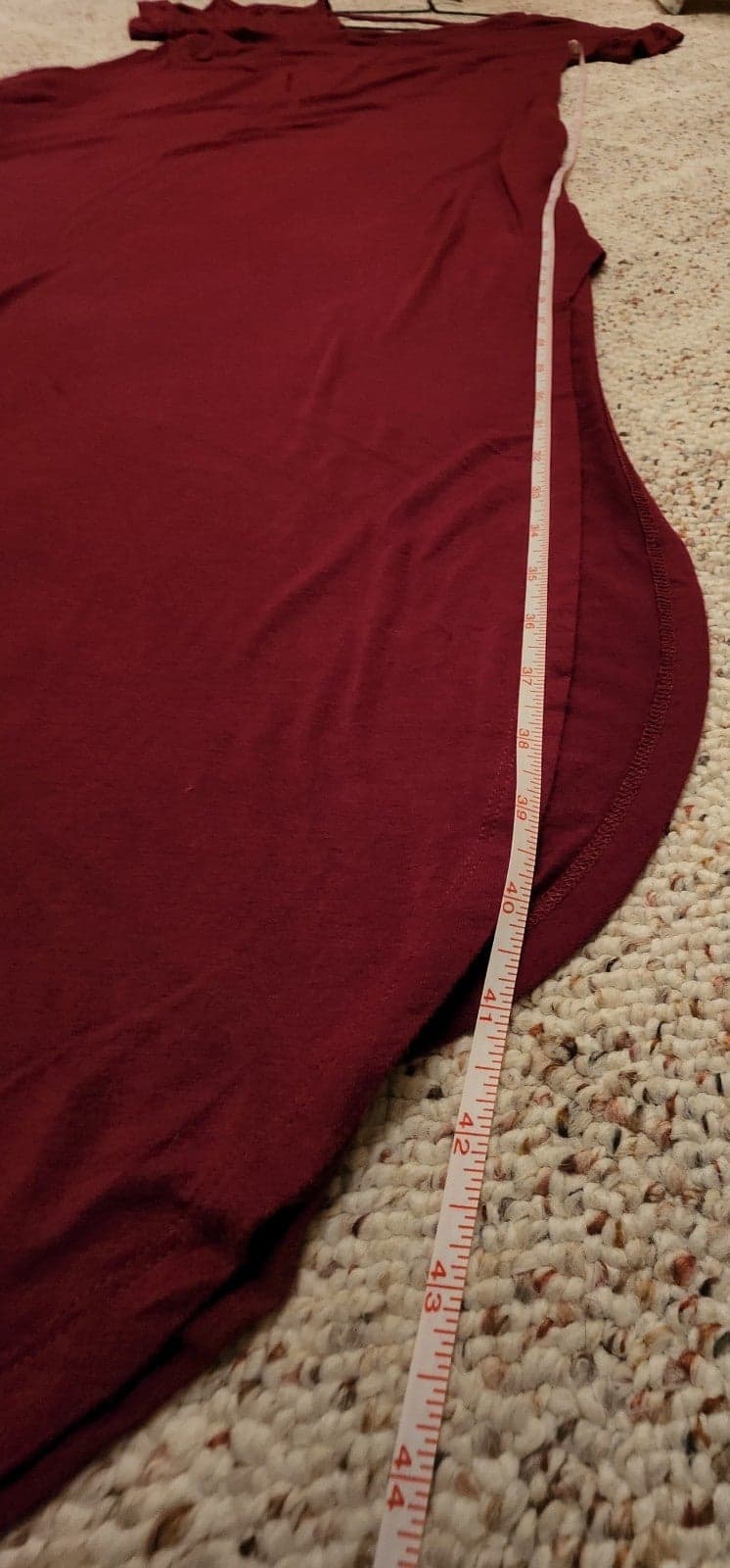 Women's burgundy dress sz Medium - Thumbnail 10