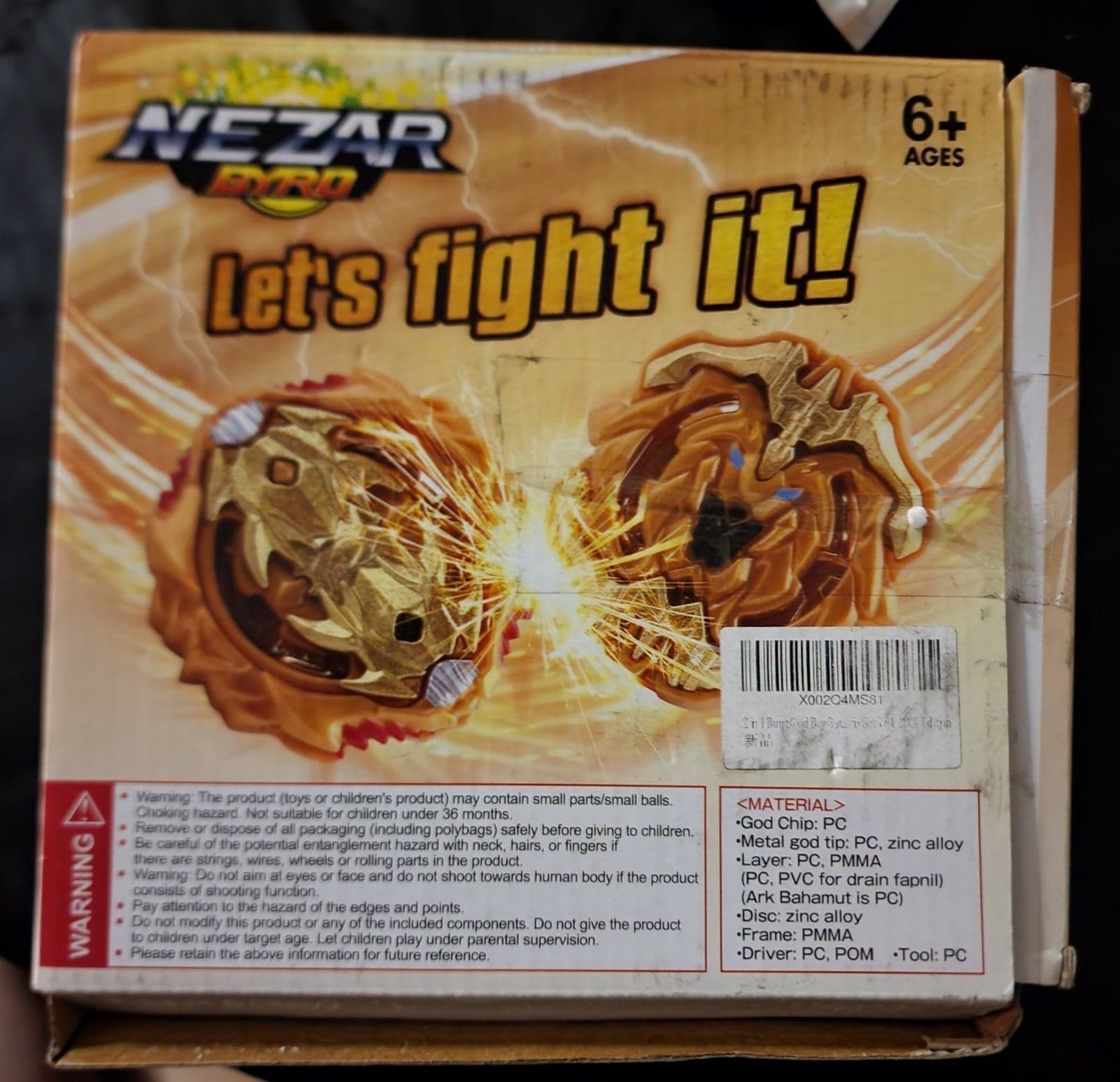 Nezar Gyro Fighting Remote Control Robots New - Thumbnail 3