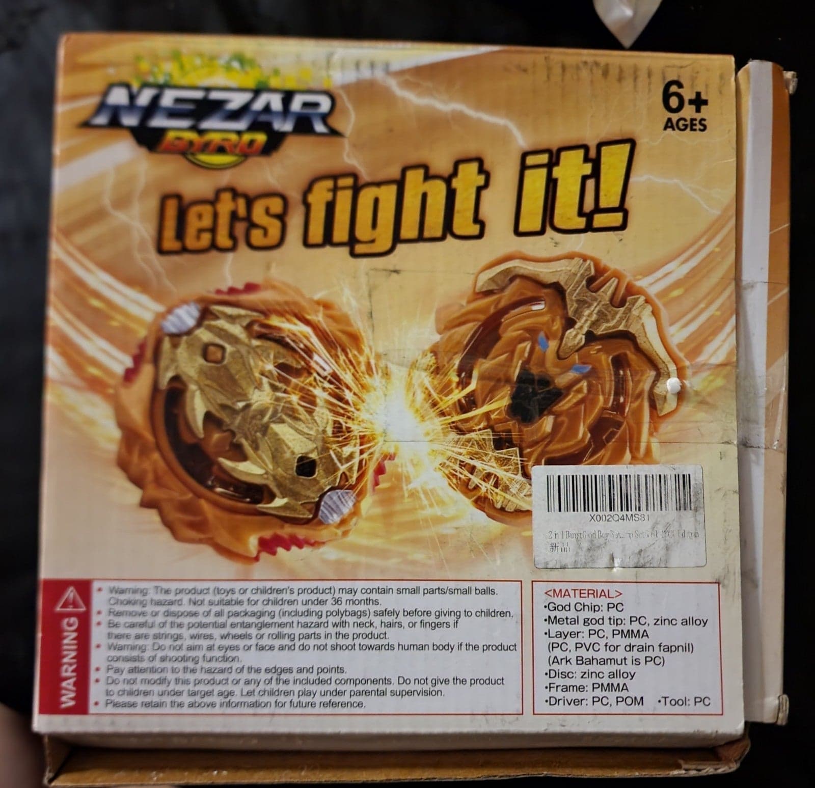 Nezar Gyro Fighting Remote Control Robots New - Thumbnail 2