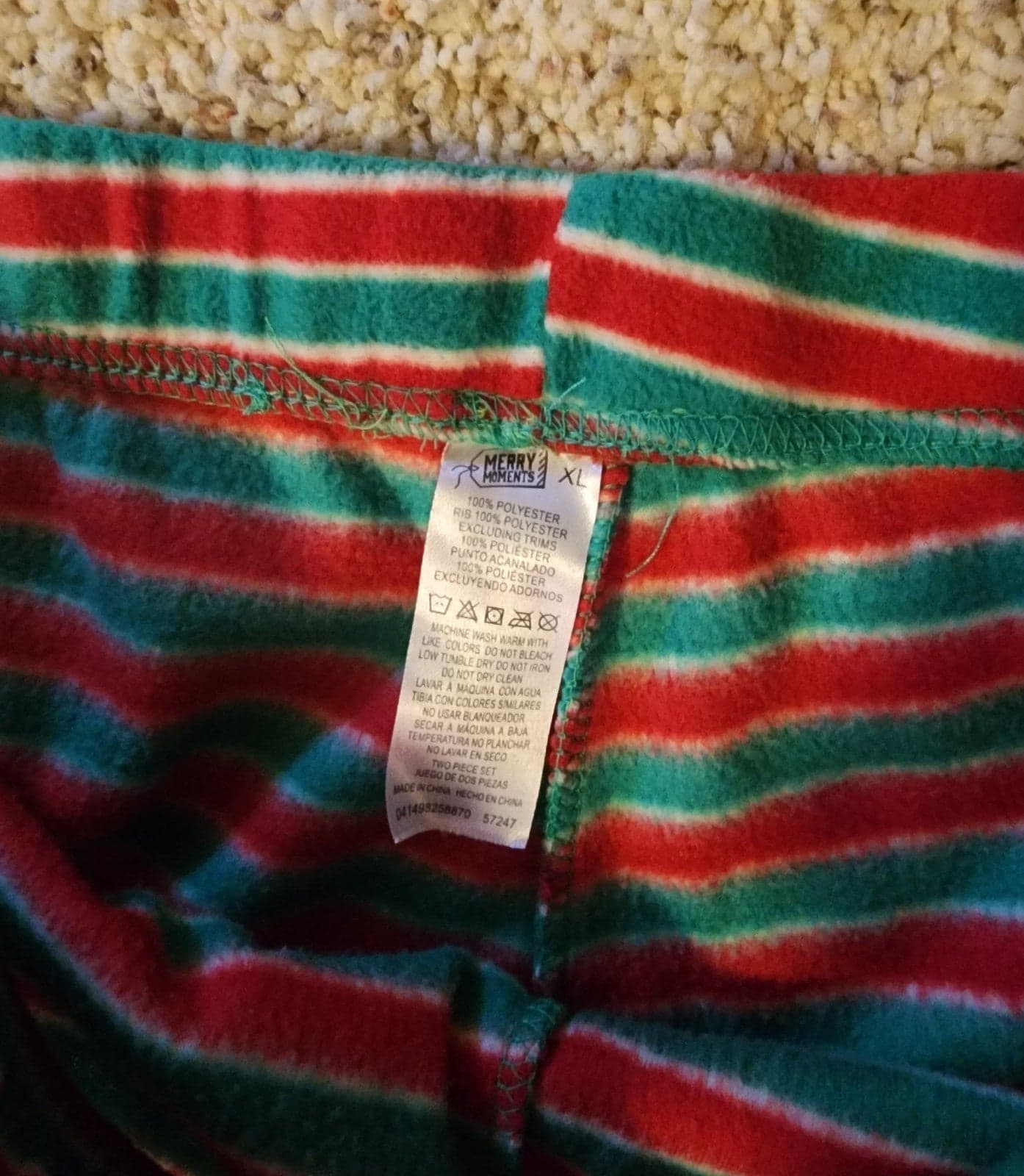 Merry Moments Christmas Elf Pajamas szXL - Thumbnail 7