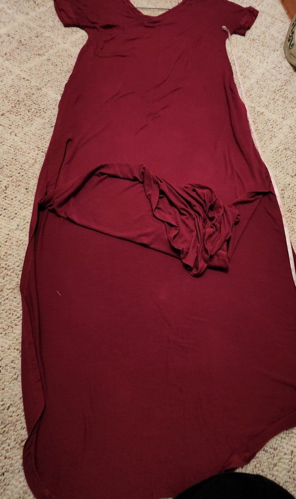Women's burgundy dress sz Medium - Thumbnail 11