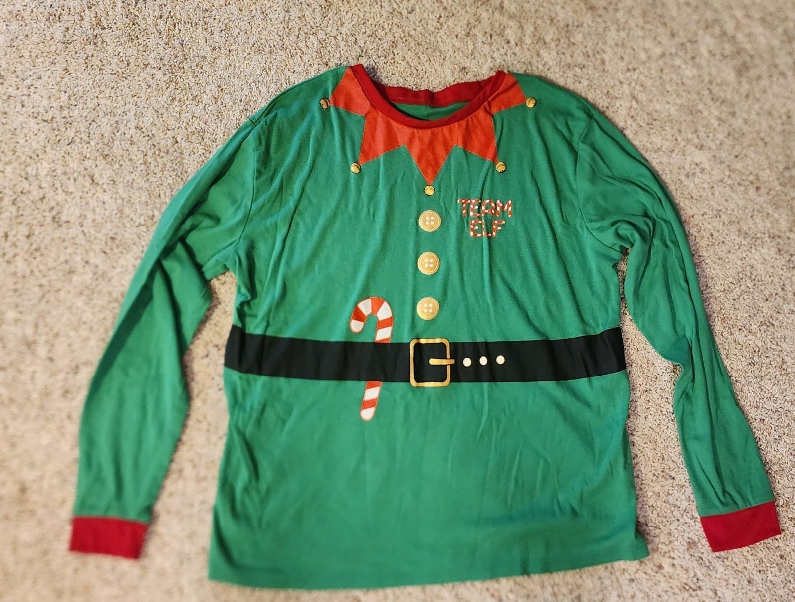 Merry Moments Christmas Elf Pajamas szXL - Thumbnail 3