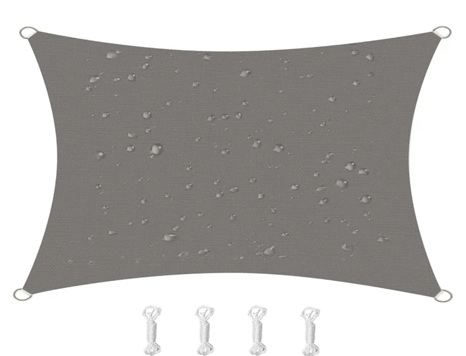 Sun Shade Waterproof Canopy Effectively 95% UV Block 6.5'x10' - Image 1