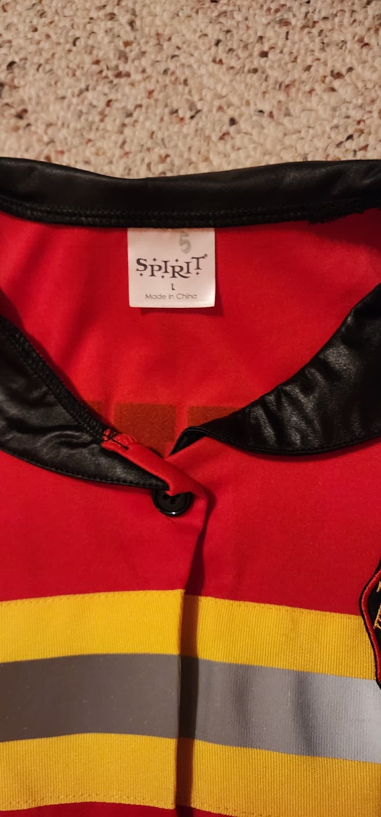 Hot Fire Woman Zip-Up Adult Women Costume Firefighter Large - Thumbnail 2