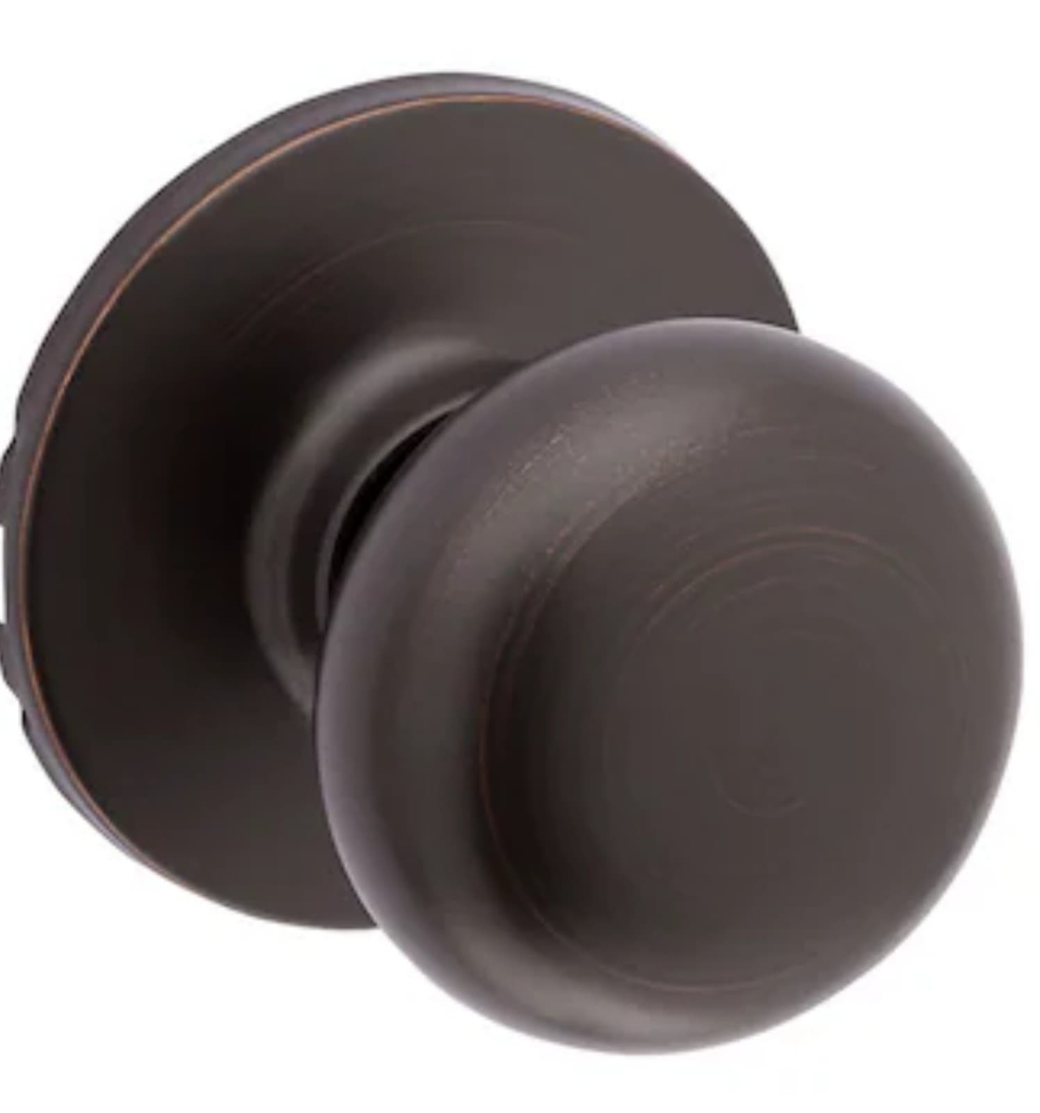 Door Knobs RELIABILT Baron Antique Bronze Interior Hall/Closet Passage Door Knob - Thumbnail 3
