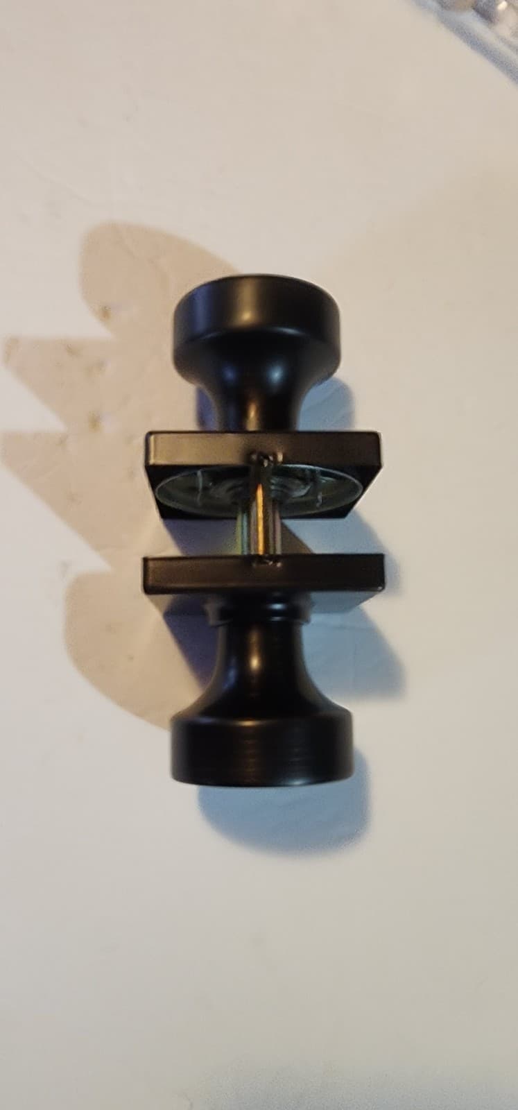 Kwikset Pismo Passage Knobset with Square Rosette Venetian Bronze - Thumbnail 9