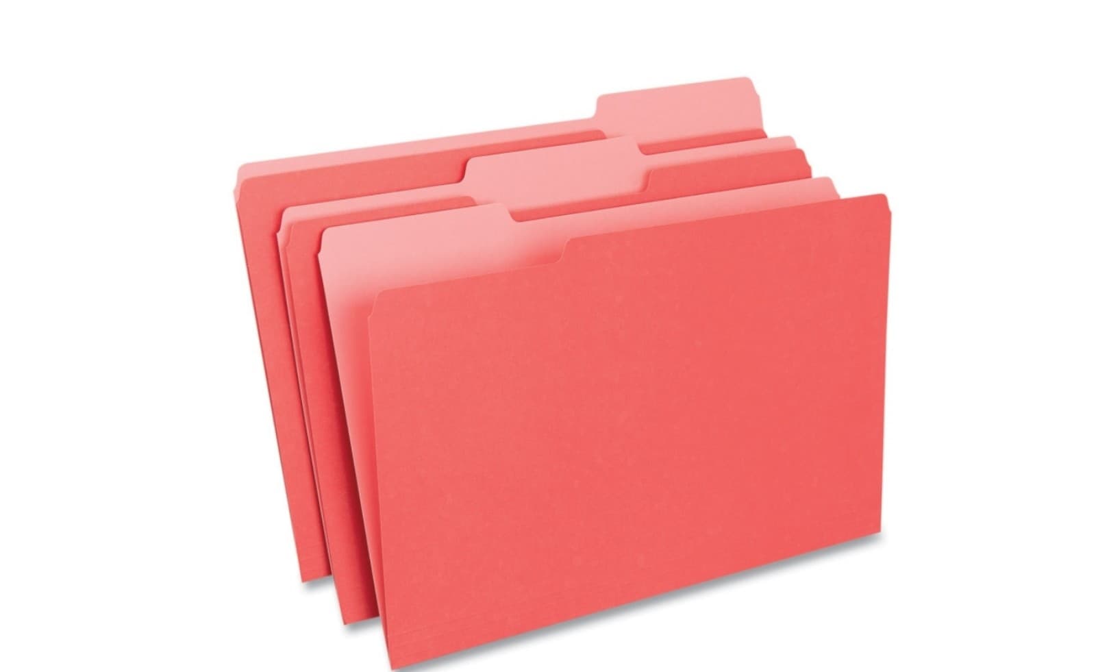 Universal Deluxe Colored Top Tab File Folders, 1/3-Cut Tabs:Legal Size 50ct - Thumbnail 2