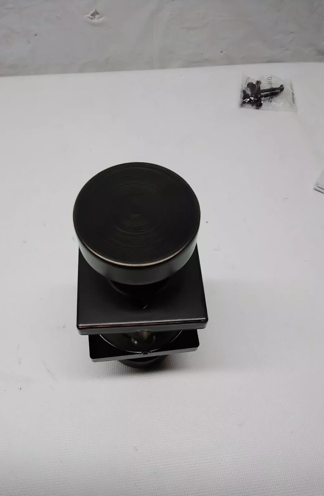 Kwikset Pismo Passage Knobset with Square Rosette Venetian Bronze - Thumbnail 4