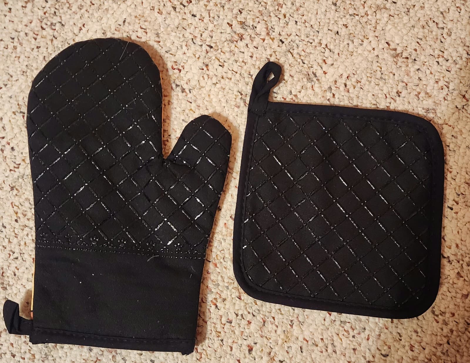 Oven Mitt & Pot Holder Set Funny Gift 2pc Set - Thumbnail 2