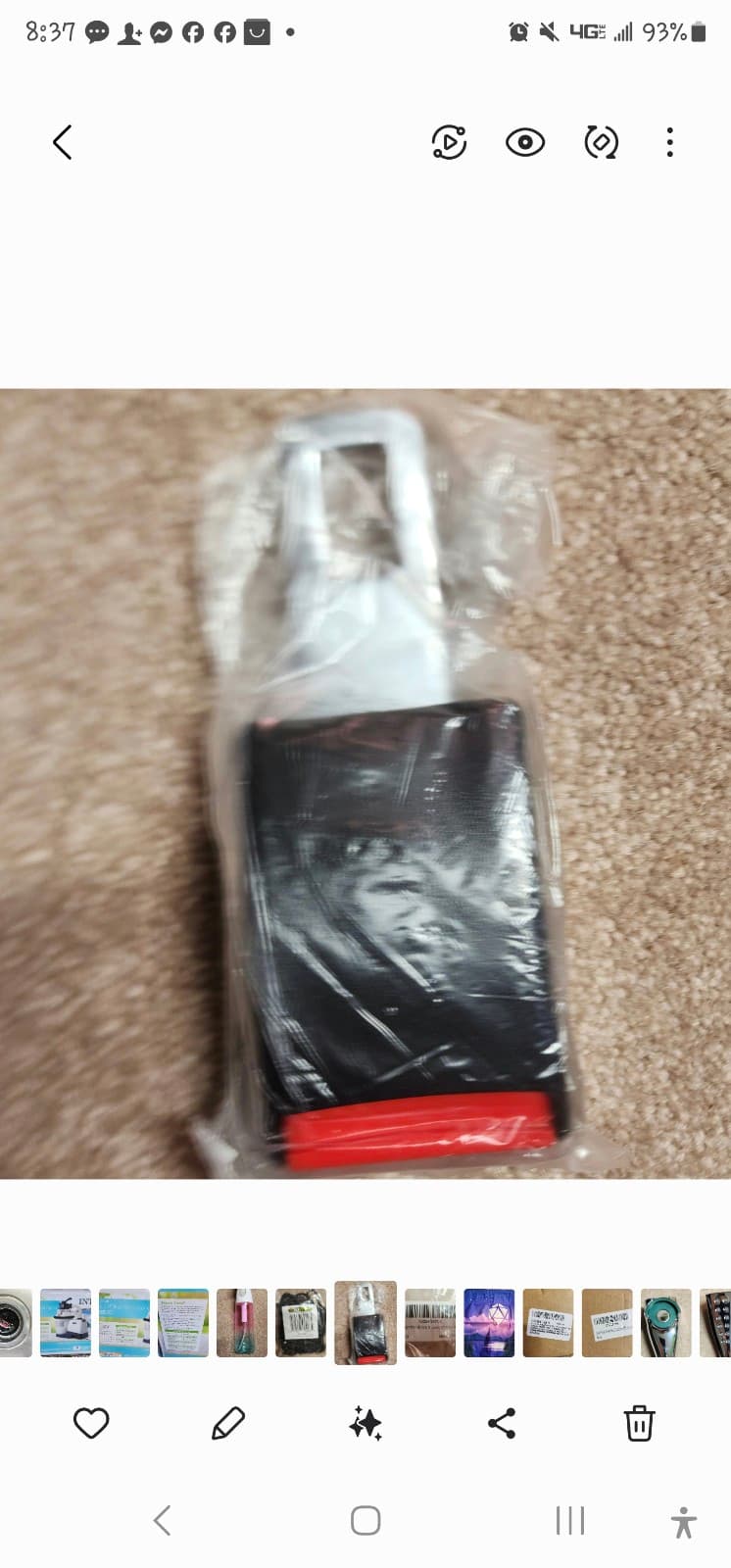 Seat Belt Extender Pack of 2, Universal Seat Belt Extenders for Cars, Seat Belt - Thumbnail 4