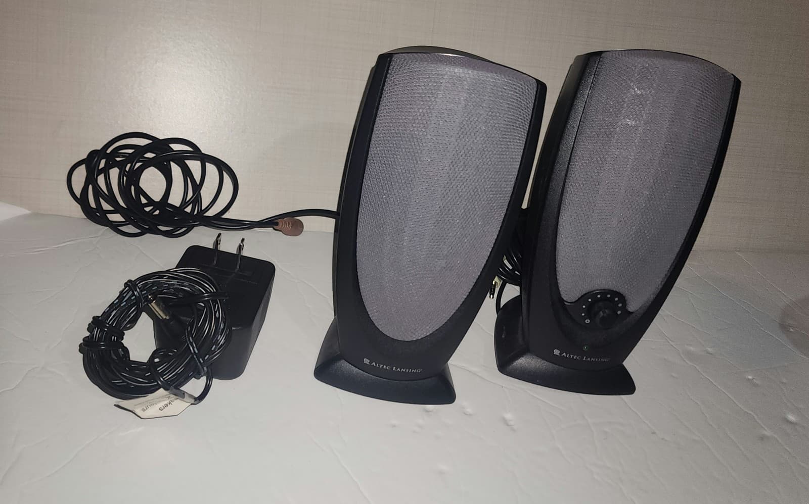 Altec Lansing Computer Speakers with cords & plug in - Image 1