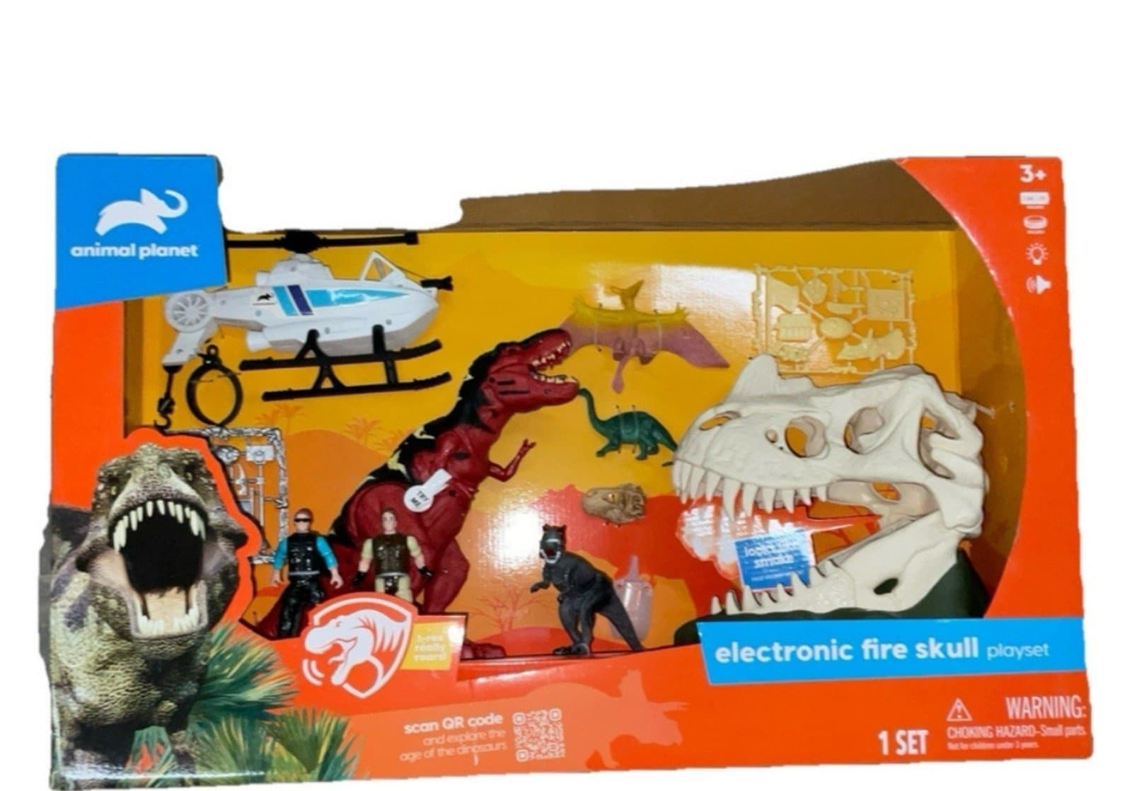 Electronic Fire Skull Playset by Animal Planet - Thumbnail 2
