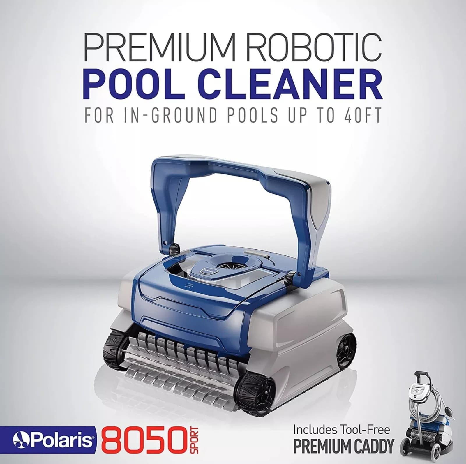 Polaris F8050 Sport Robotic Wall Climbing Inground Swimming Pool Vacuum CleanerD - Thumbnail 4